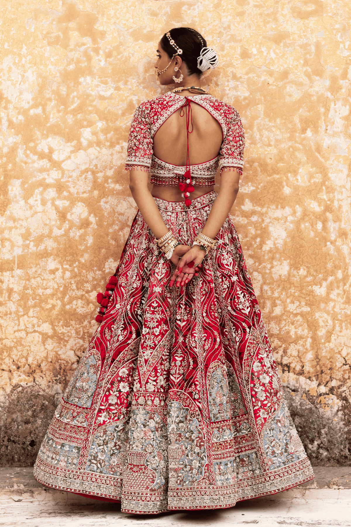 Luxe Organza Bridal Lehenga