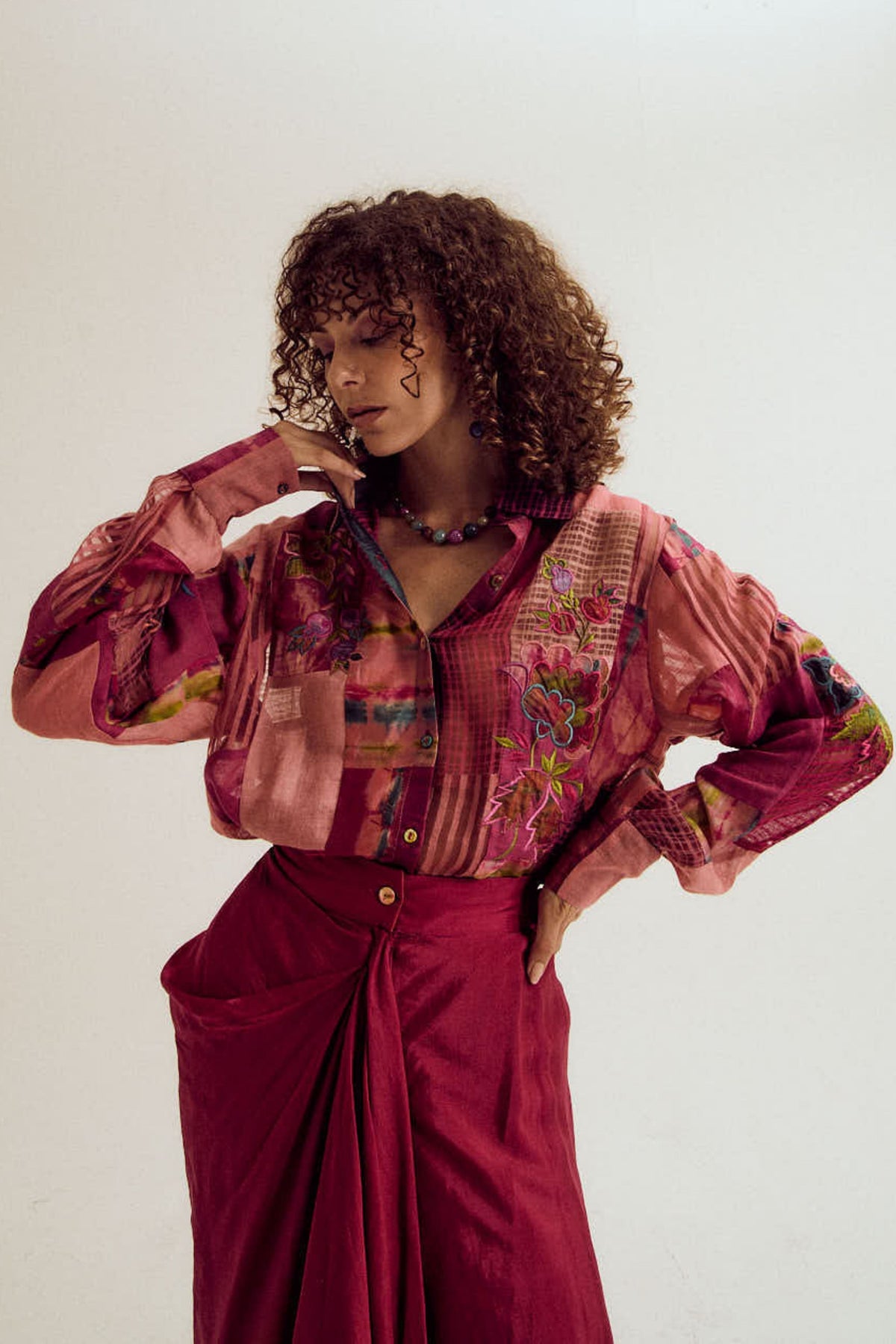 Vinca Fuchsia Skirt