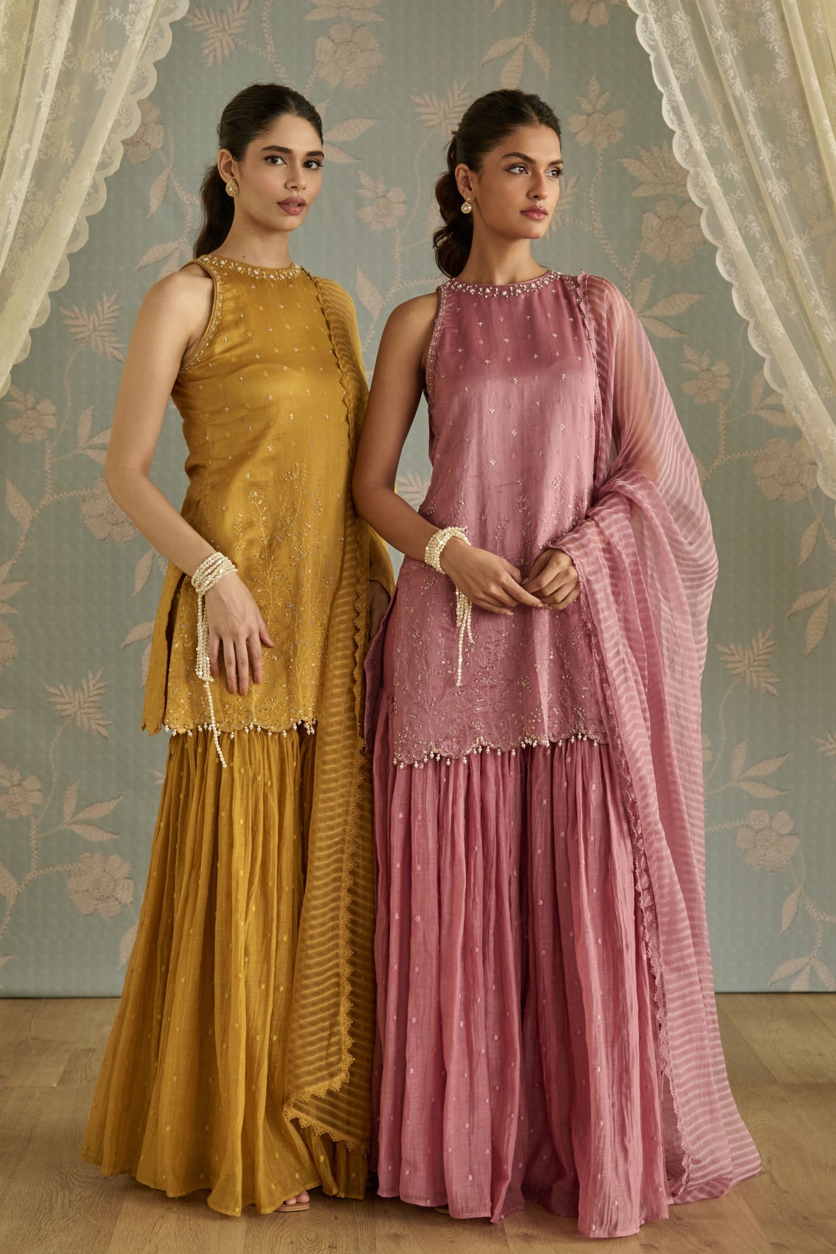 Blush Ira Gharara Set