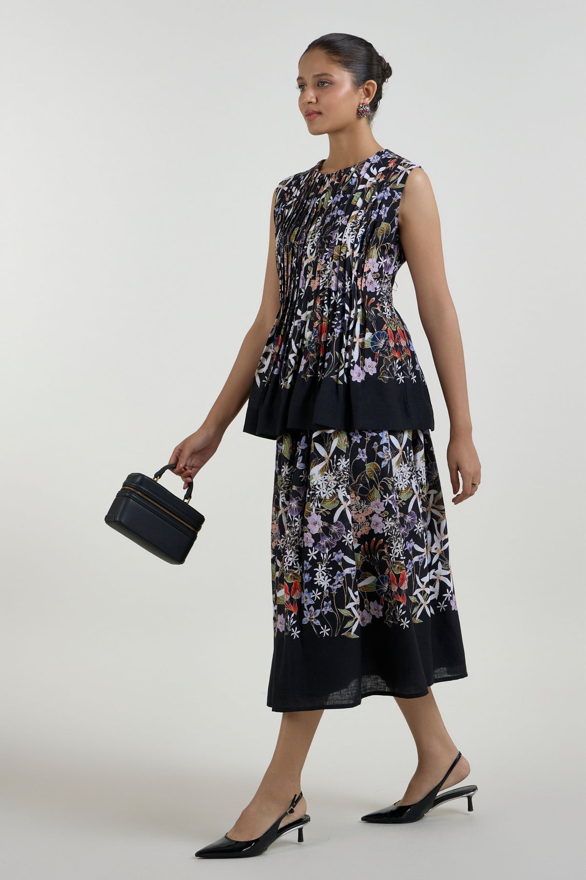 Eliza Accordian Skirt Set