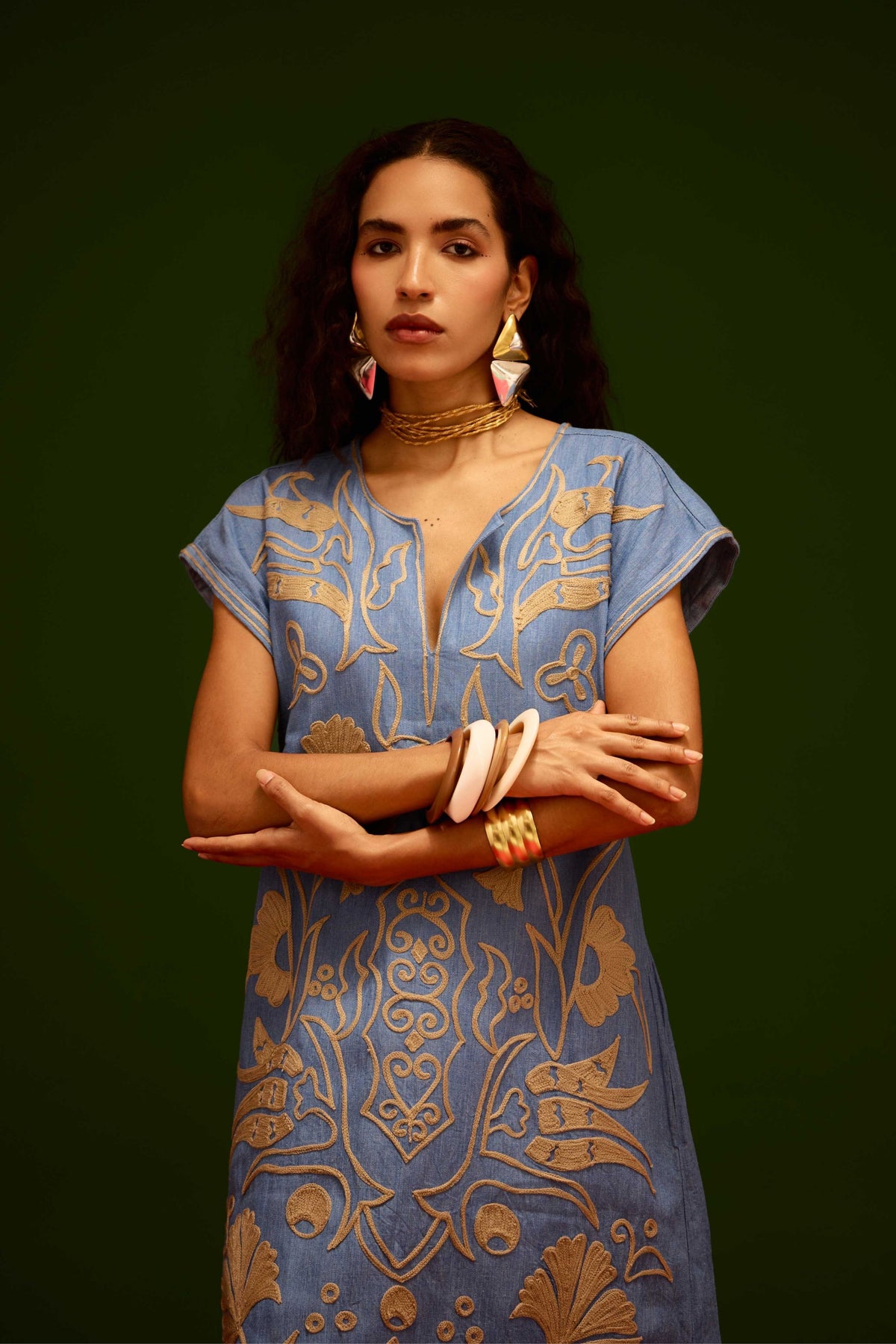 Blue Maxi Dress