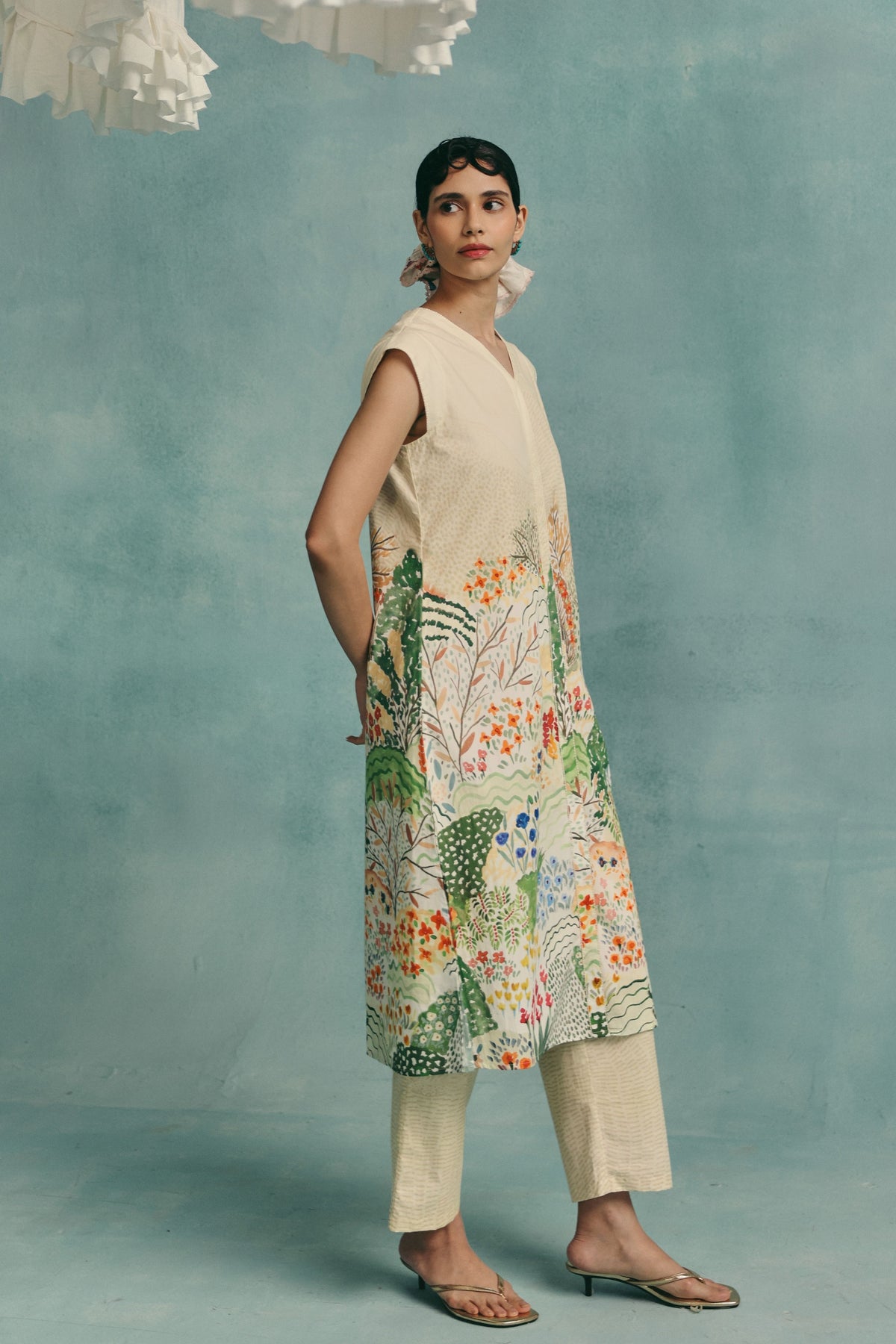 Meadow Ecru Kurta Set
