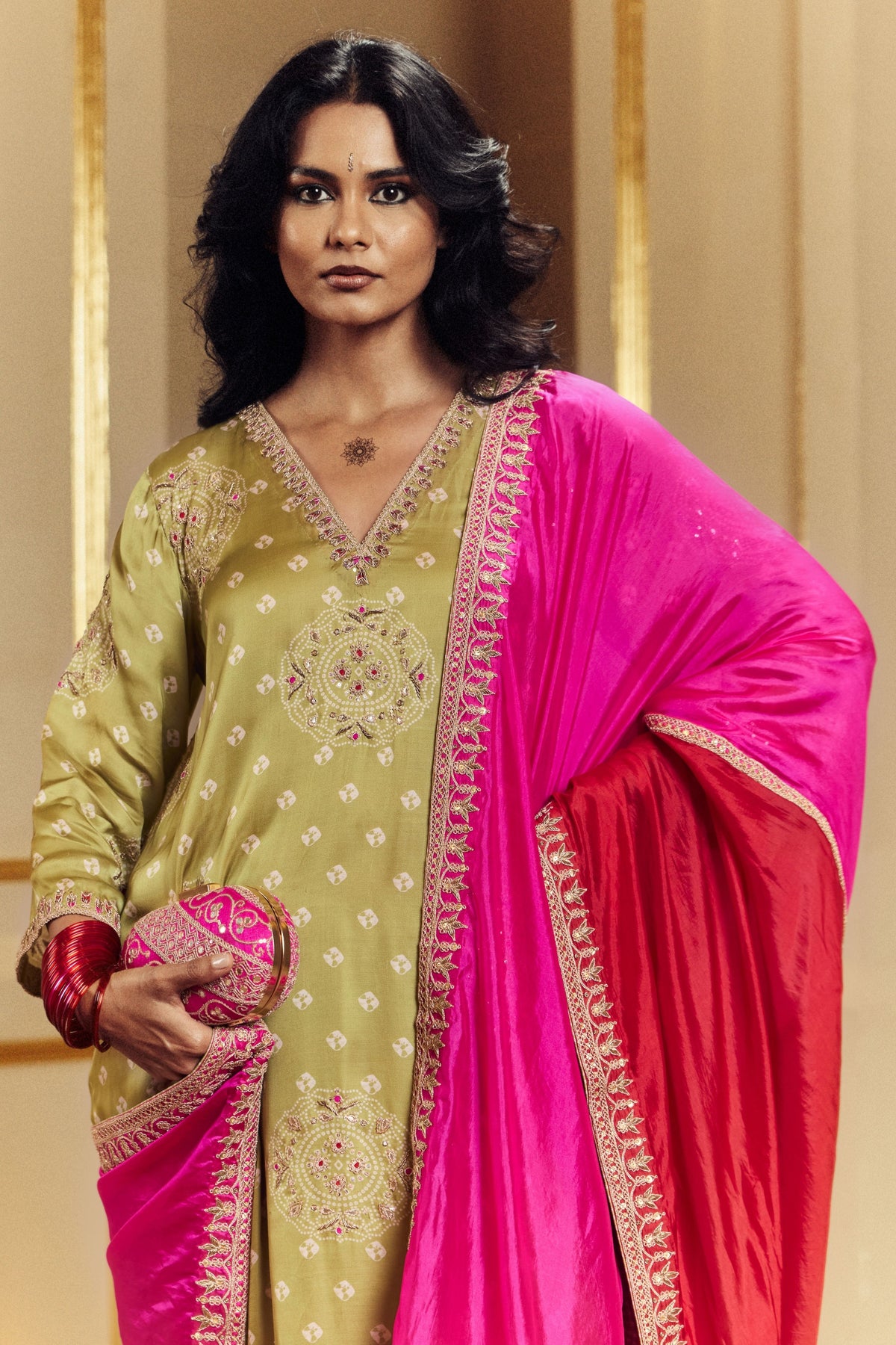 Heena Kaftaan Kurta Set