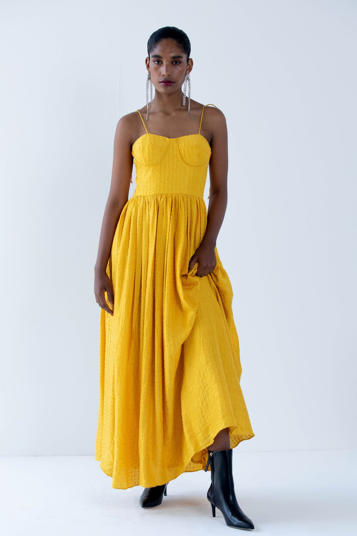 Cara Yellow Dress