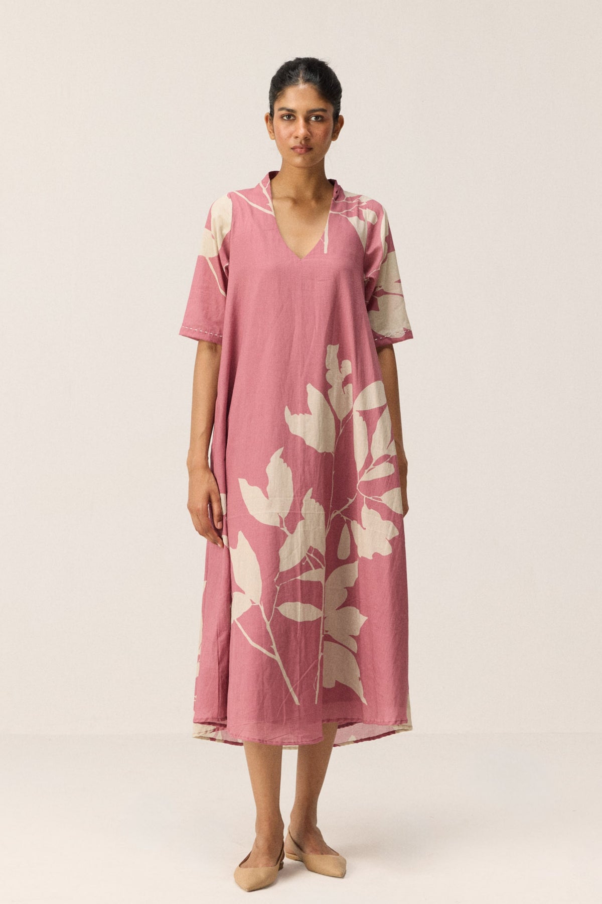Coral Meadow Dress