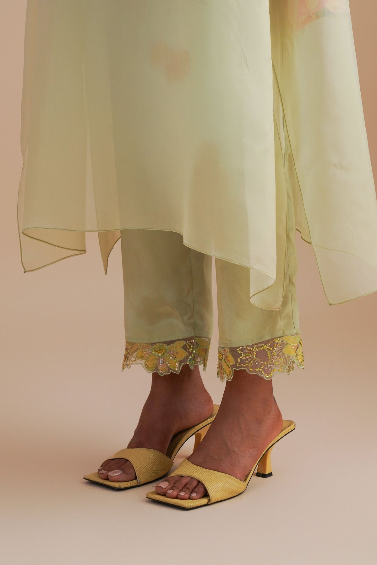 Mist Organza Kurta Set