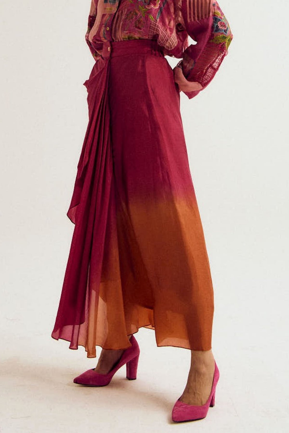 Vinca Fuchsia Skirt