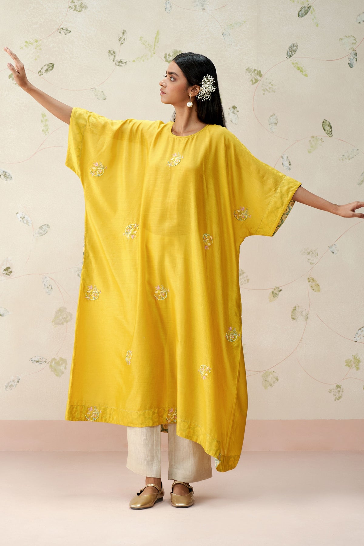 Sunflower Yellow Kaftan
