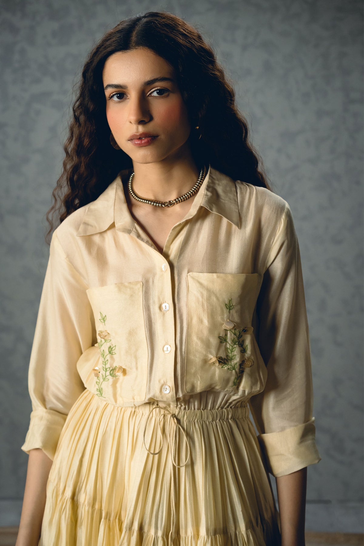Elina Ivory Dress