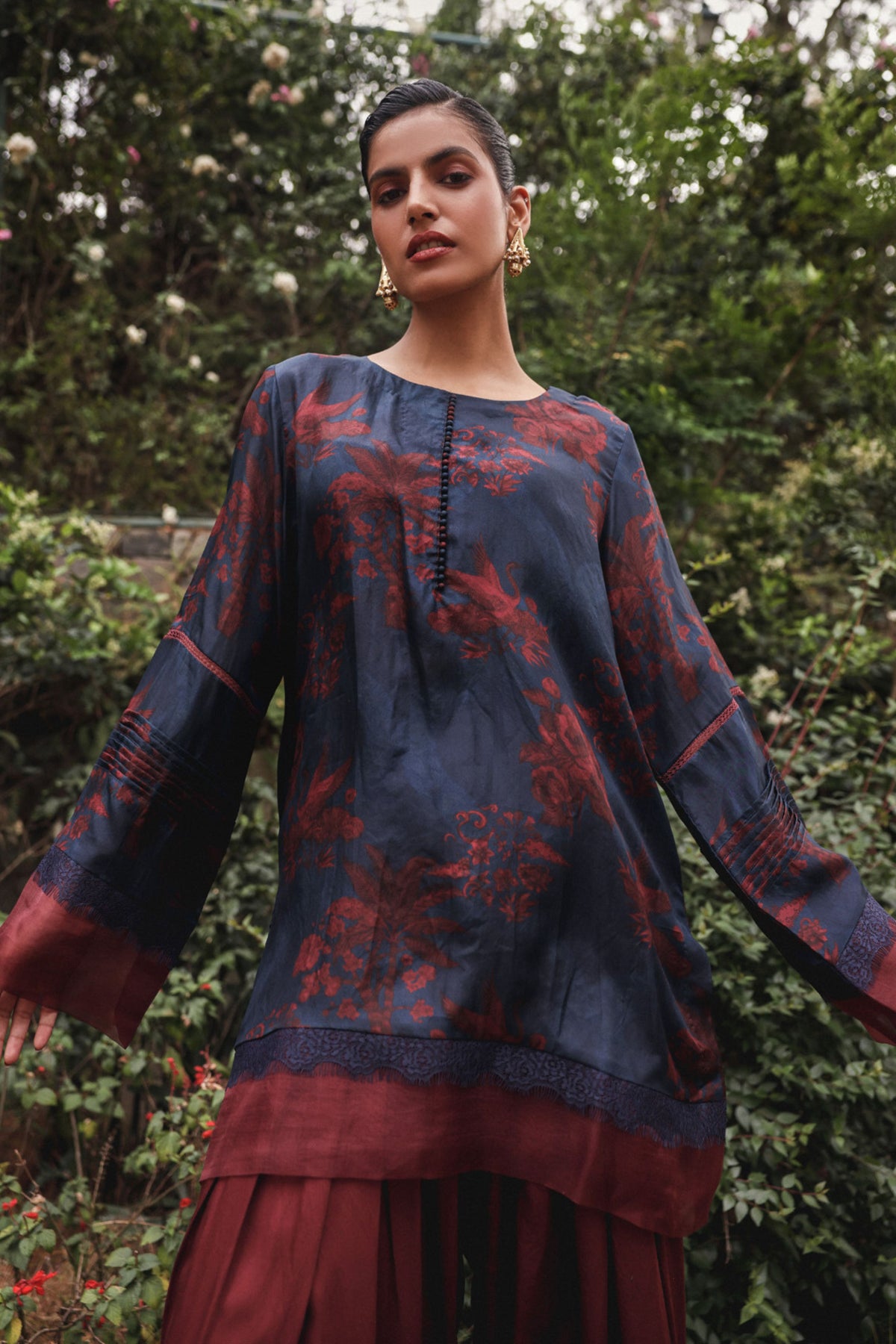 Marbled Ink Kurta Set