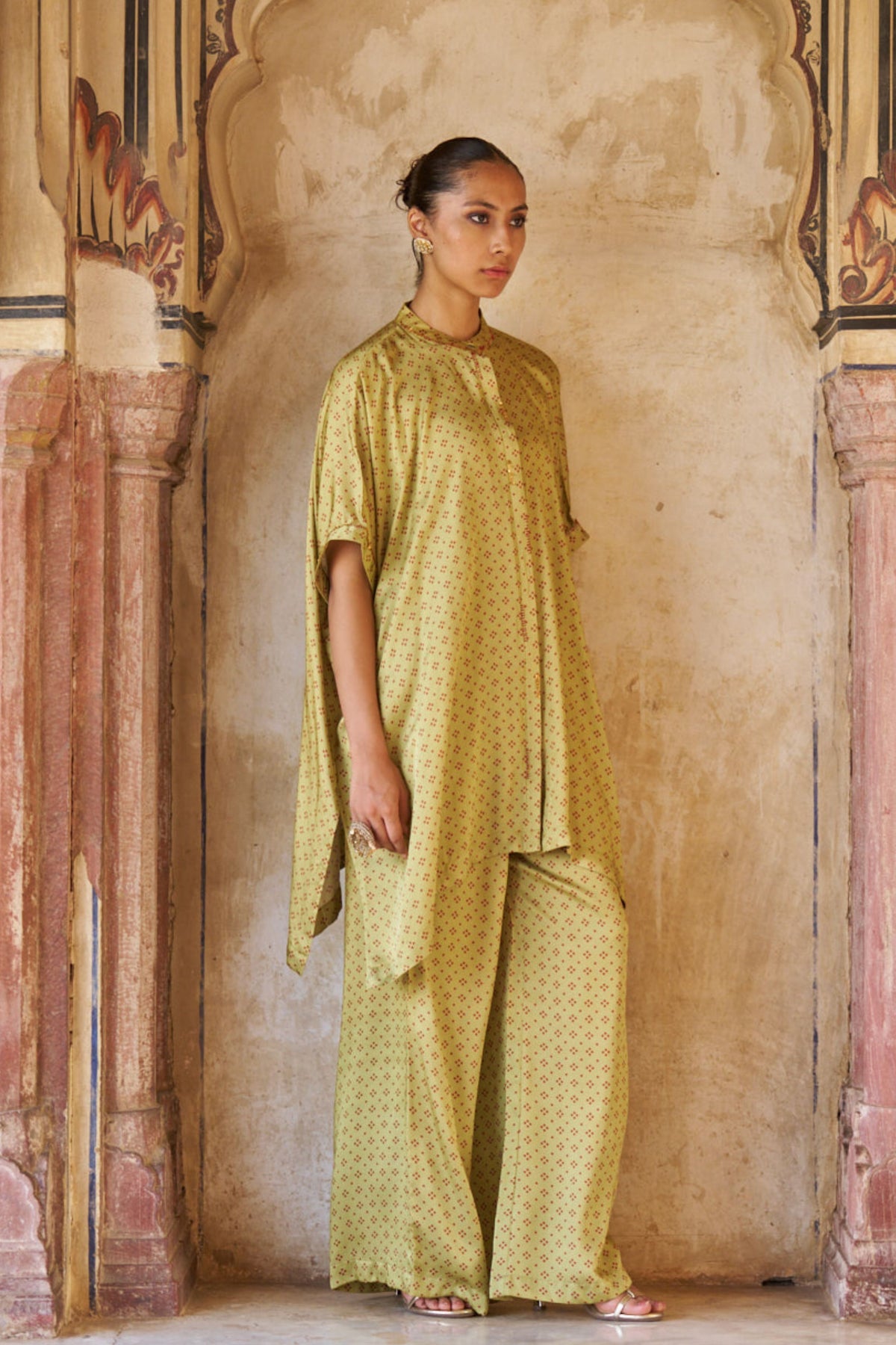 Green Printed Co-Ord Set
