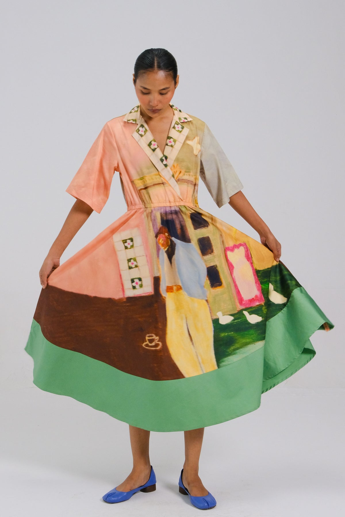 Printblock Dress