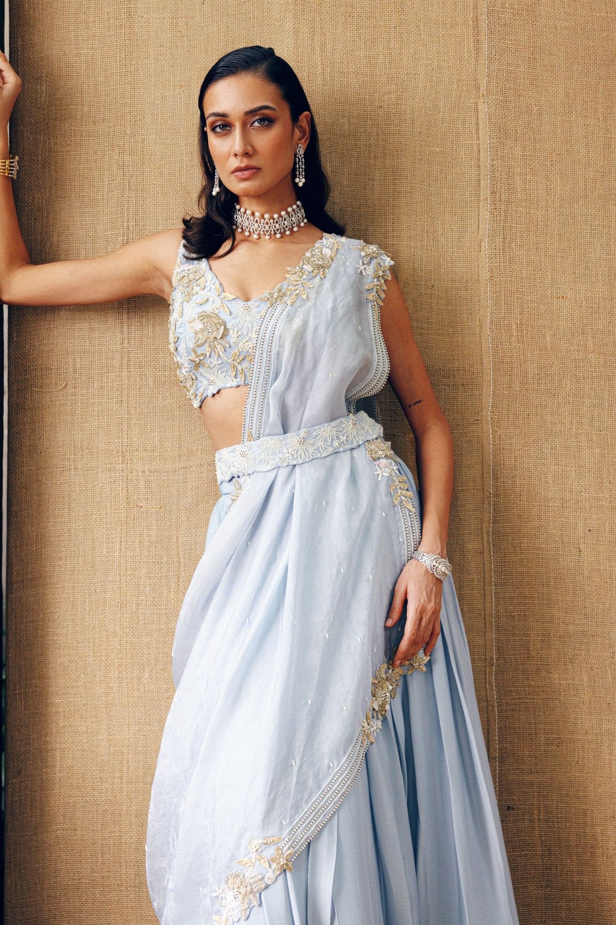 Drape Lehenga Set