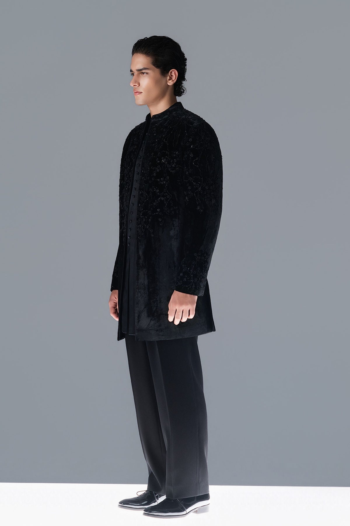 Midnight Grove Sherwani Set