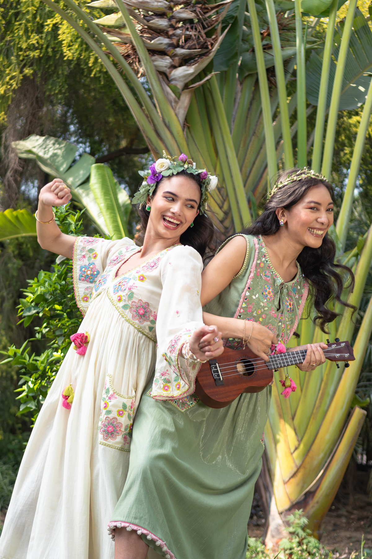 Ivory Gypsy Pocket Dress