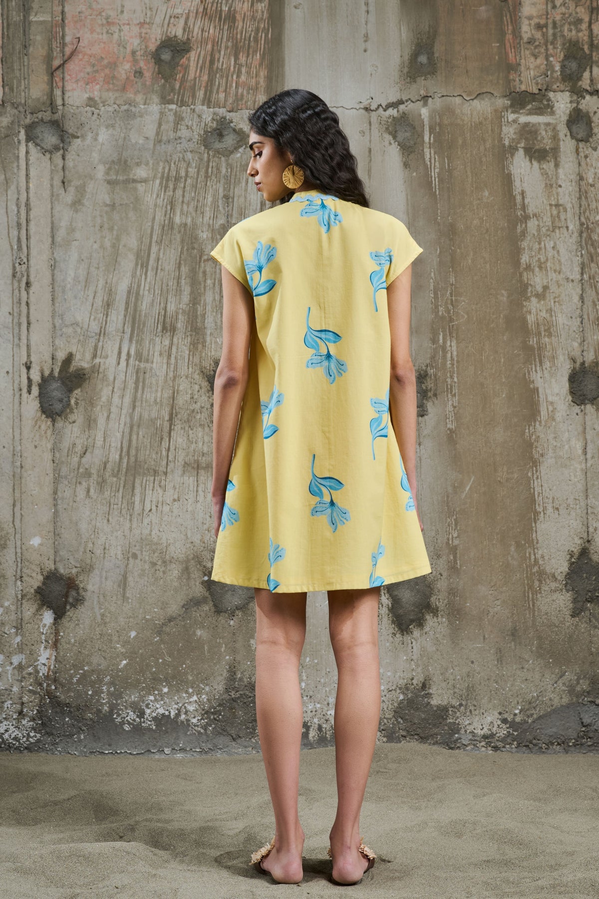 Sunlit Bloom Shift Dress