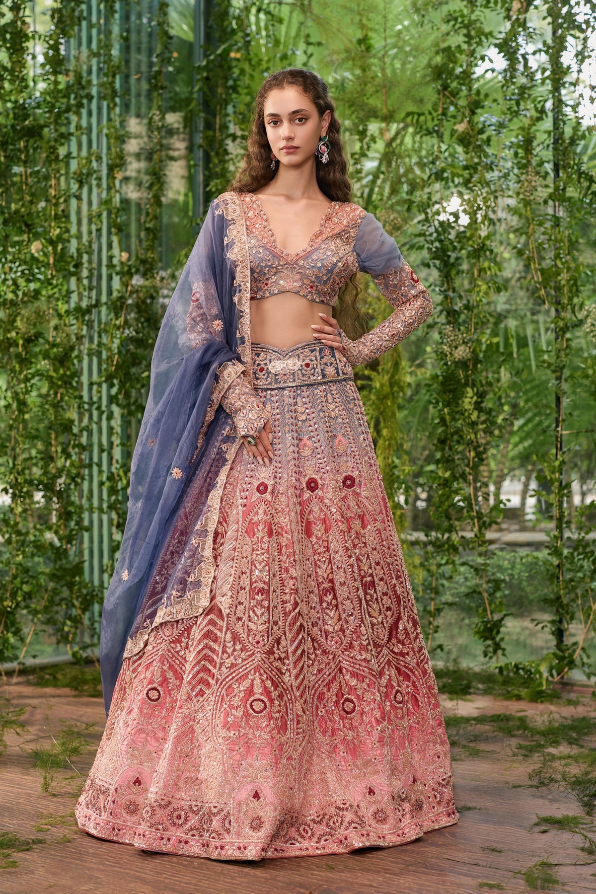 Dwirang Lehenga Set