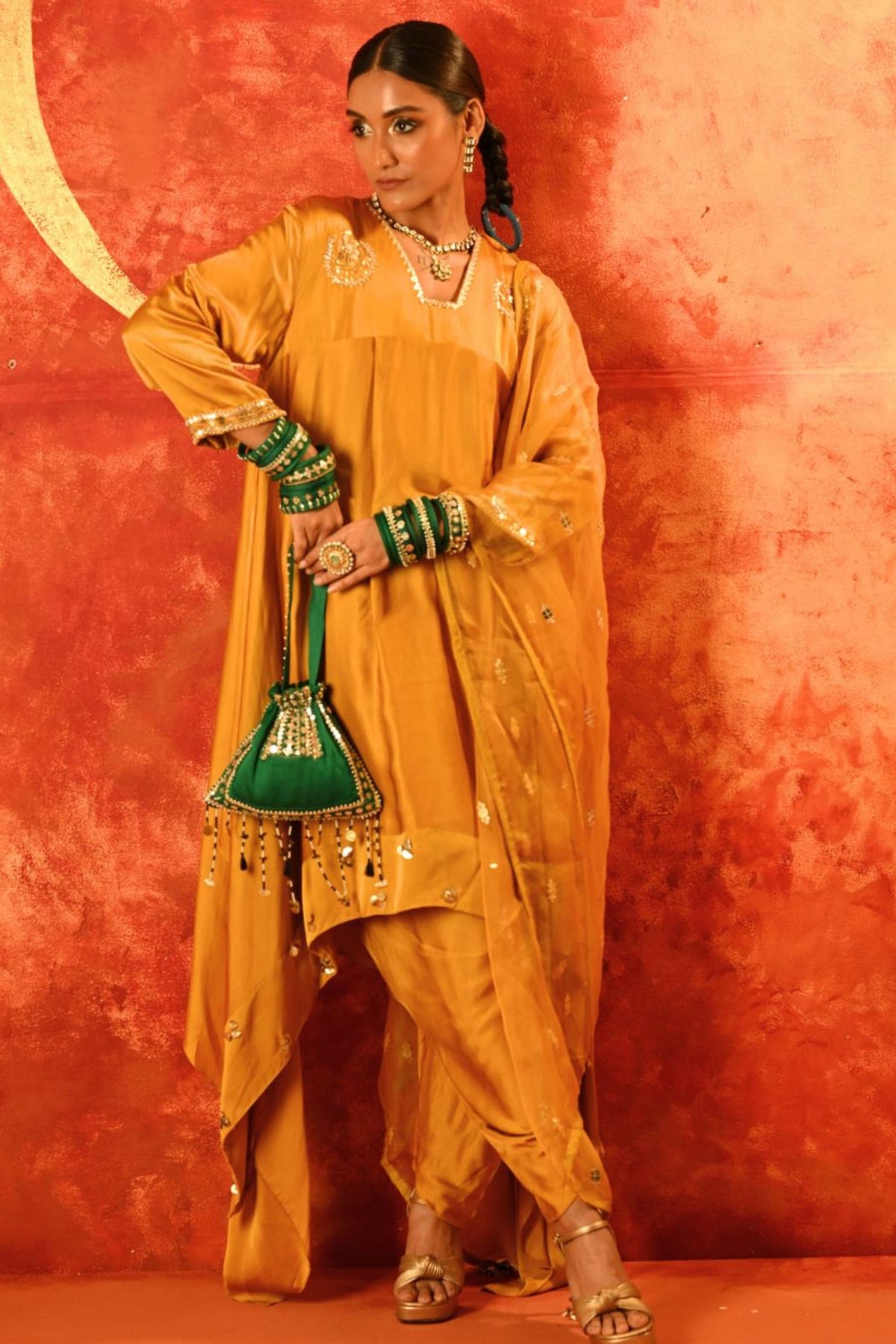 Mahi Mustard 3 Piece Set