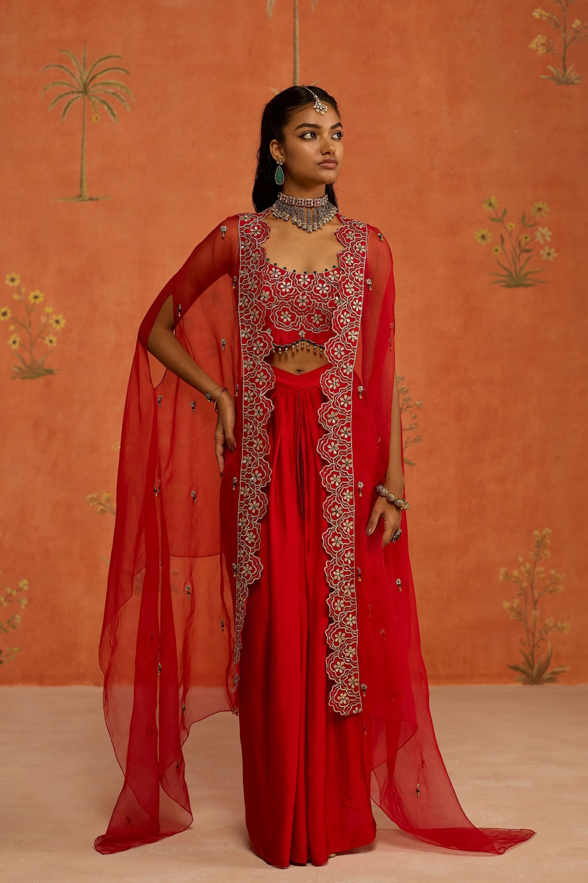 Damini Cape Set