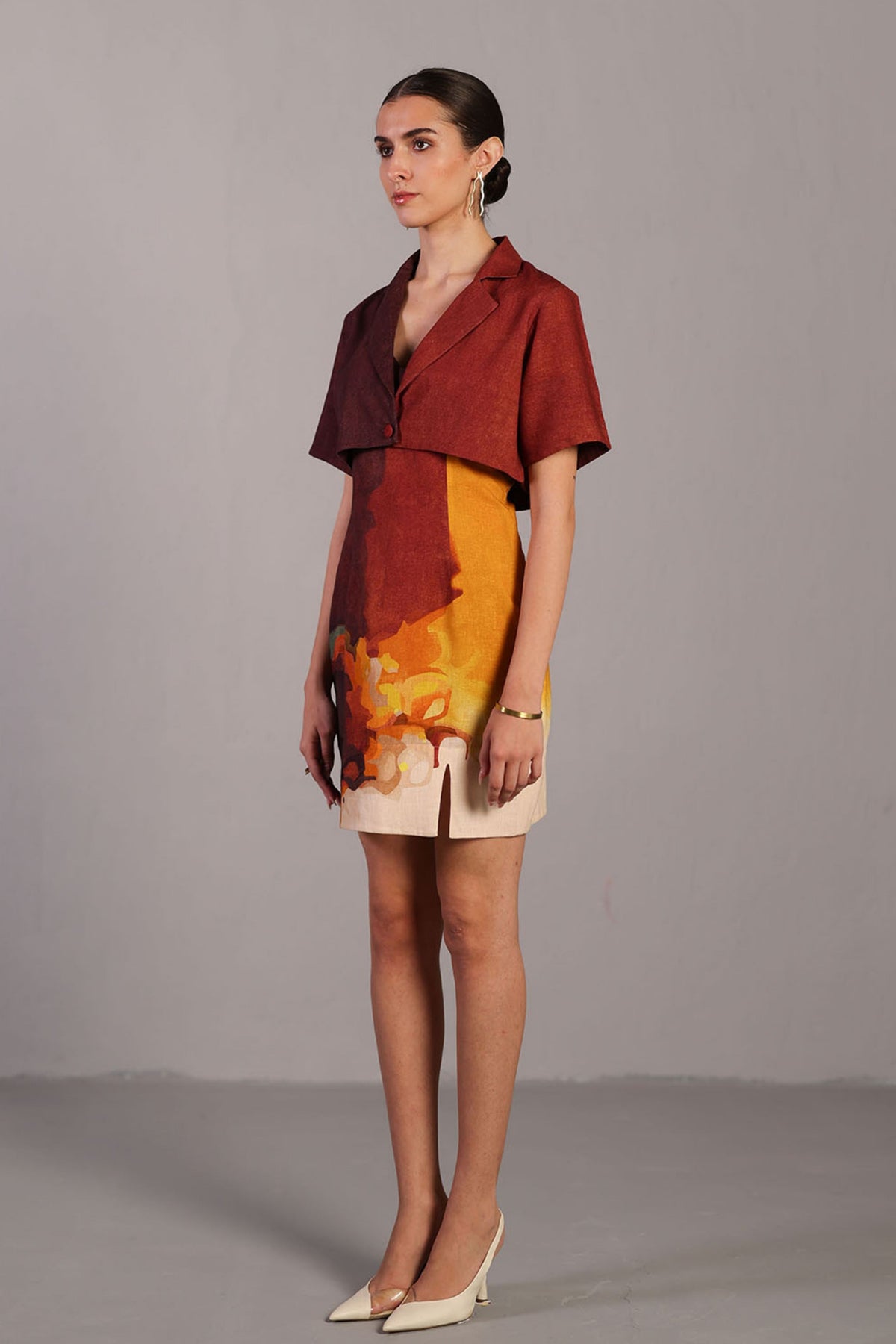 Diffuse Brown and Ochre Jacket