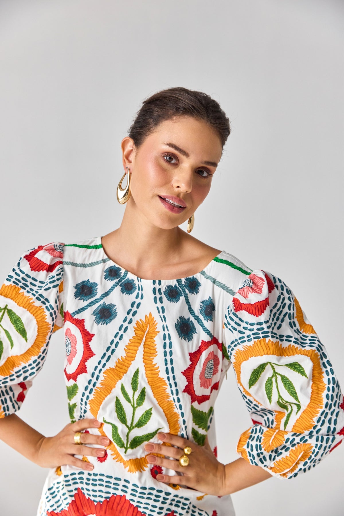 Claire Embroidered Dress
