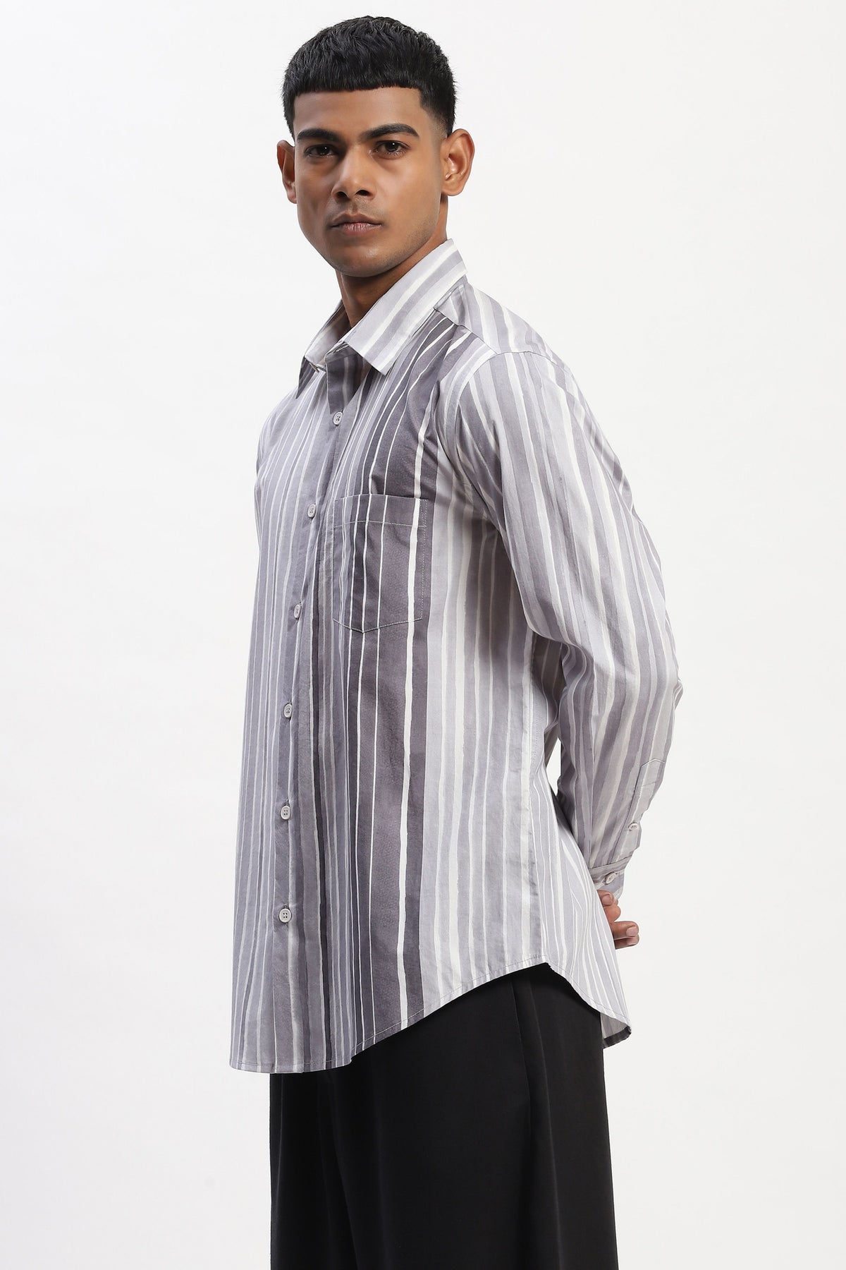 Watercolour Stripes Shirt