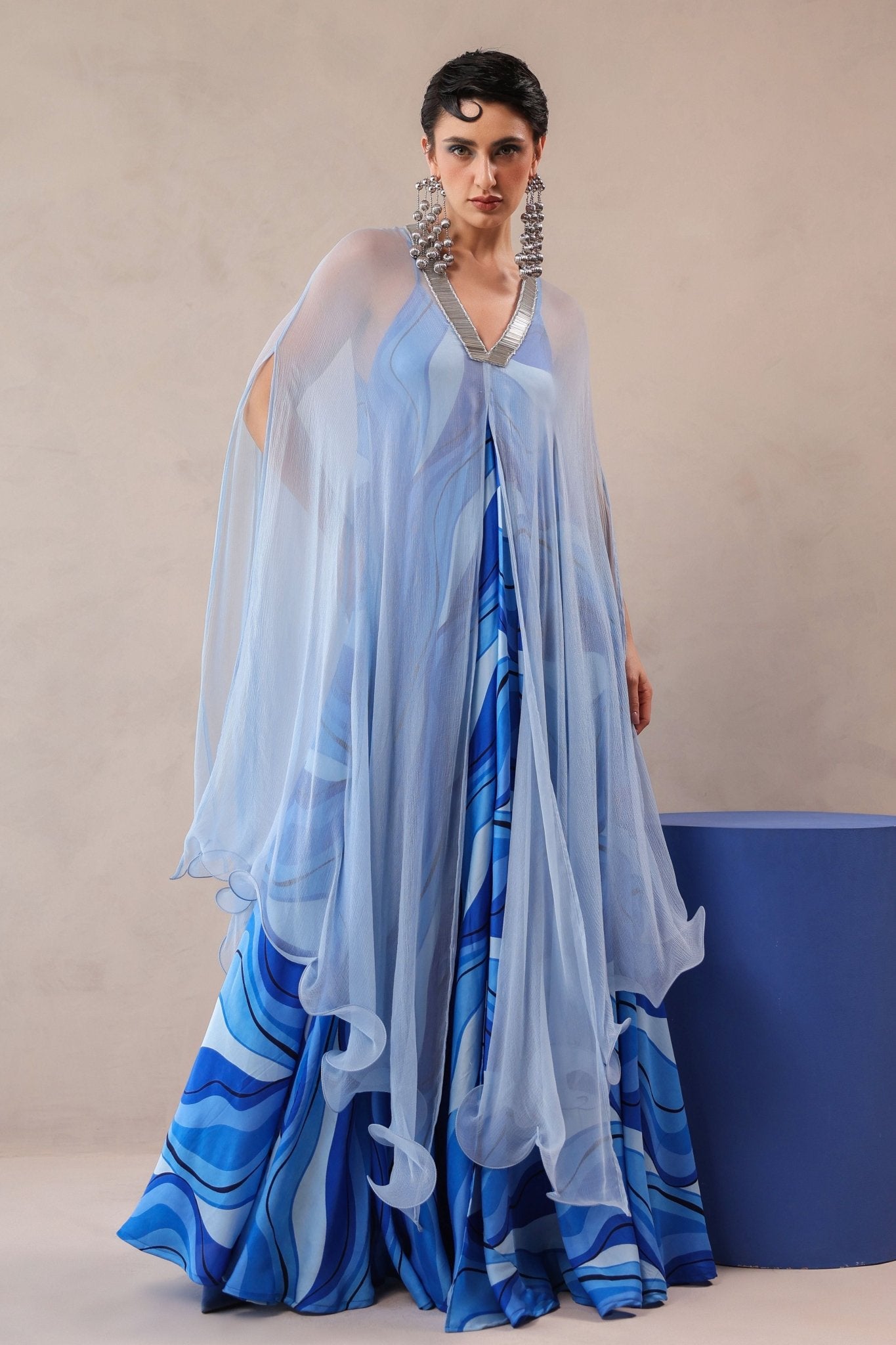 Sky cape Set - Pallavi Jaipur - Elahe