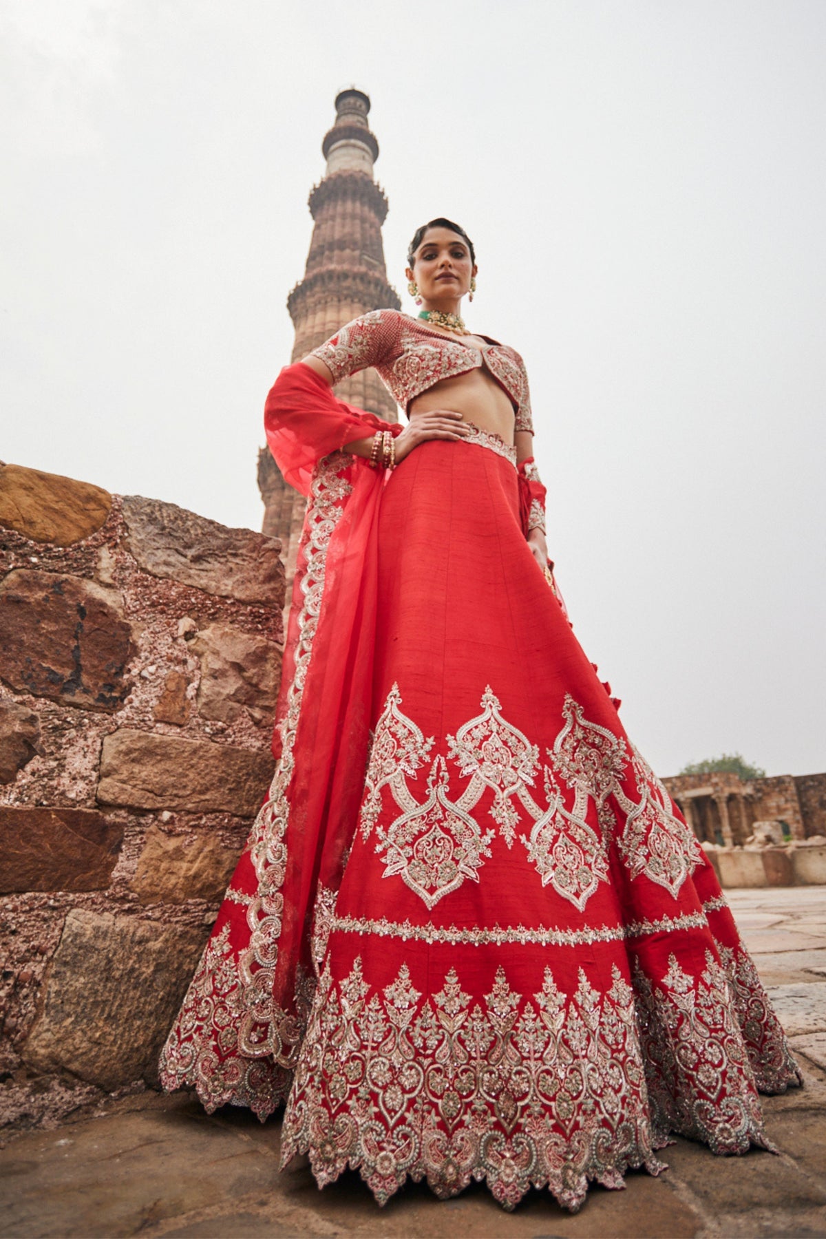 Garnet Bridal Lehenga Set