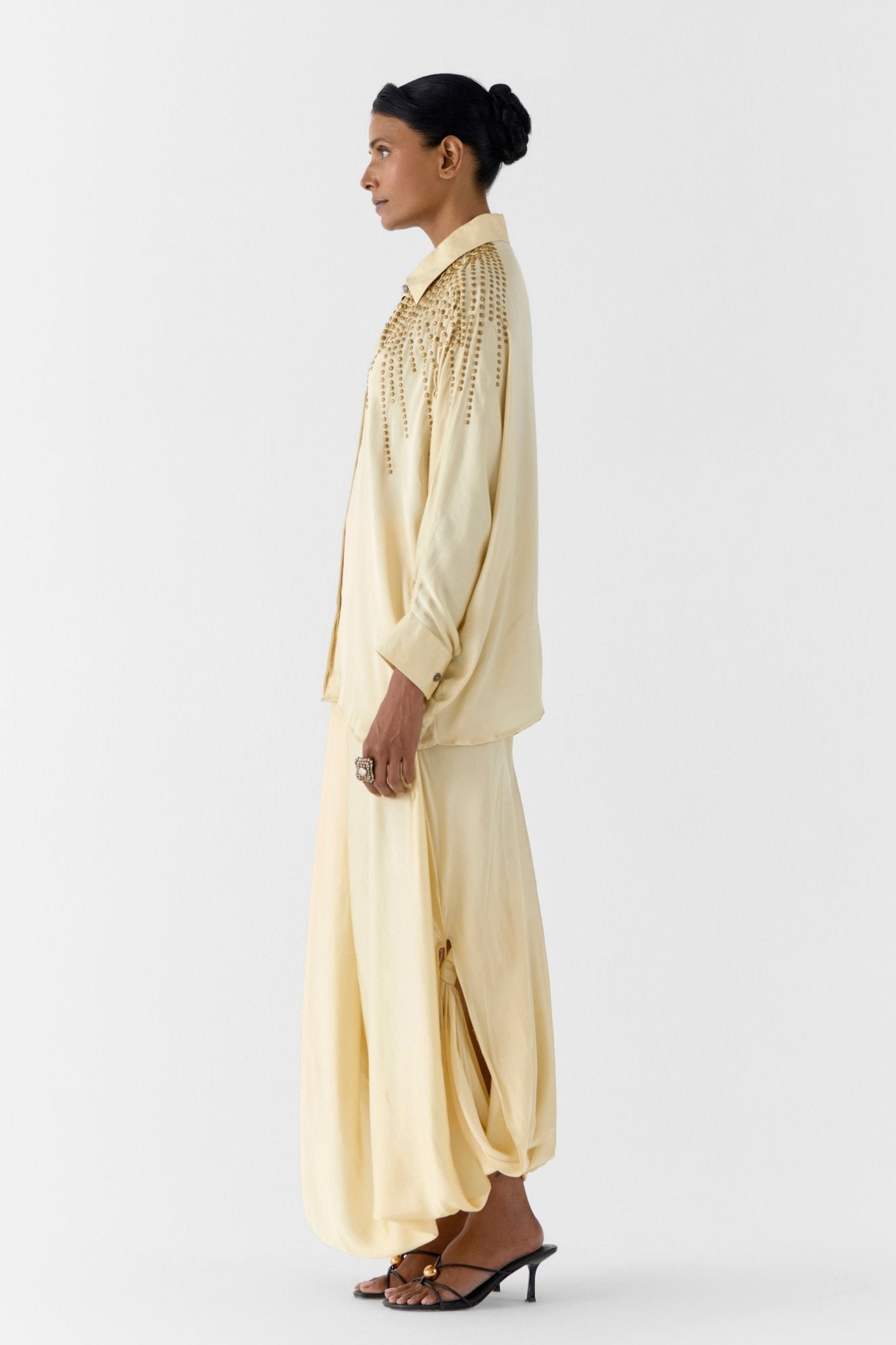 Pearl Studded Co - ord Set - Studio Rigu - Elahe