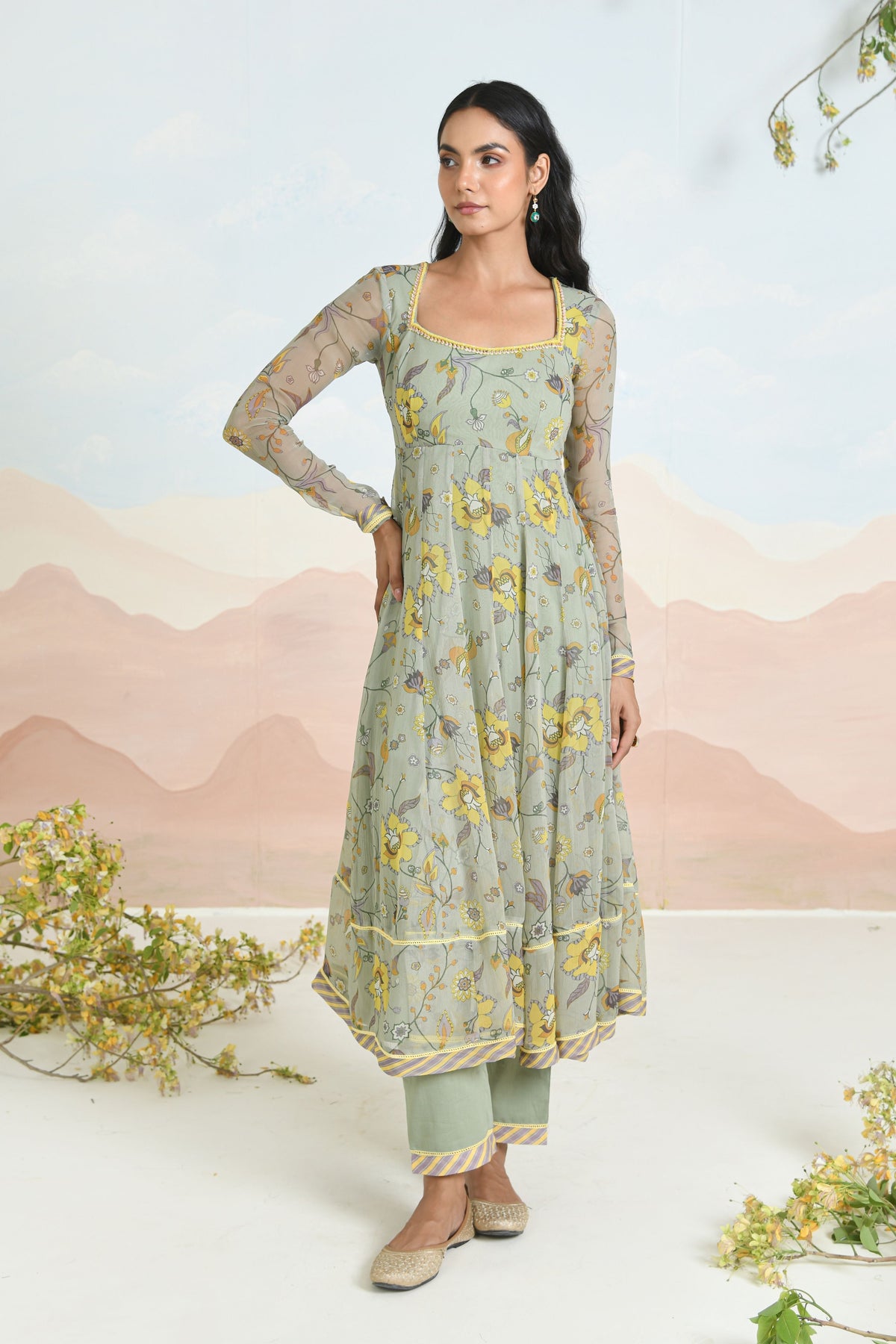 Sunpetal Anarkali