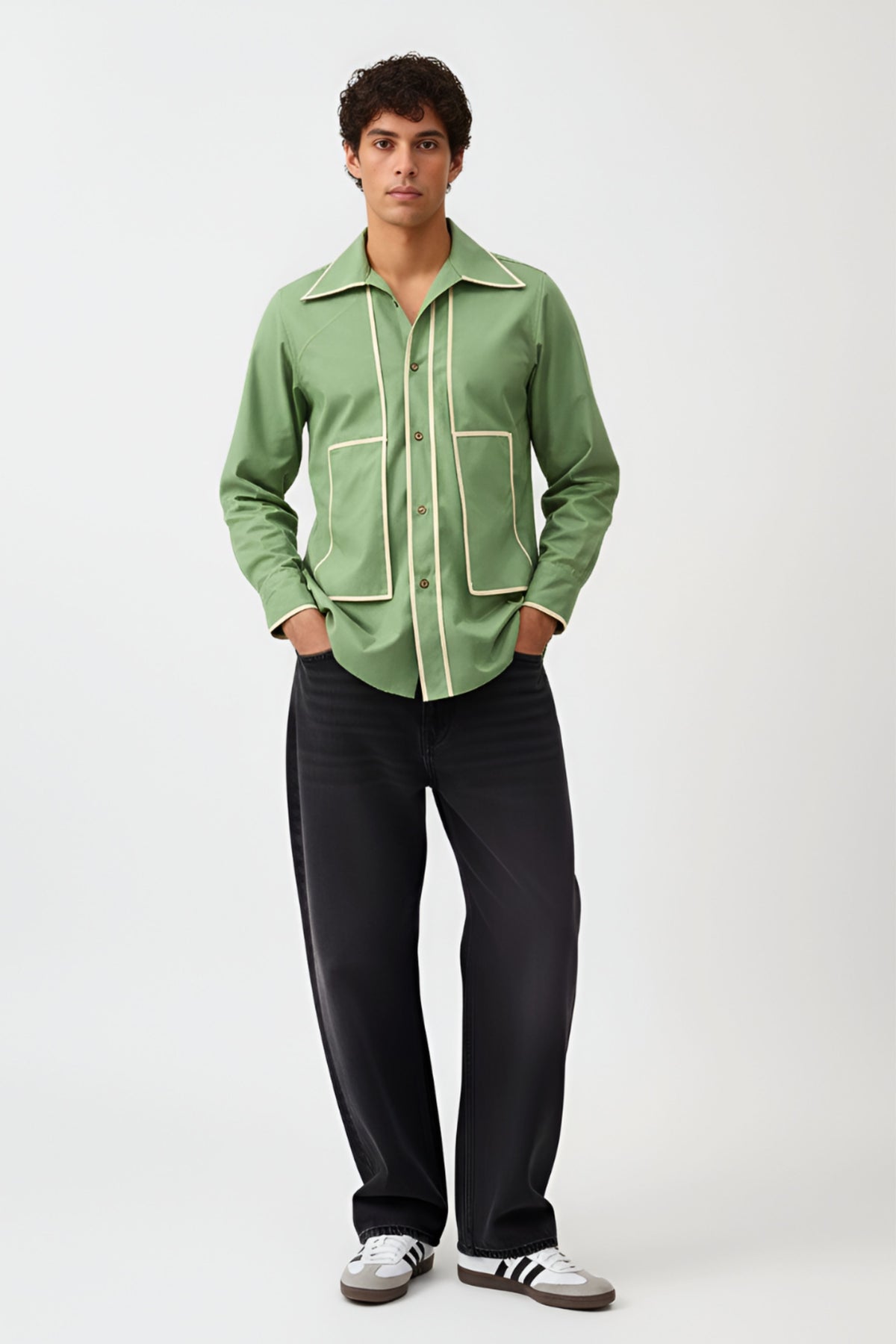 Asparagus Flap Shirt