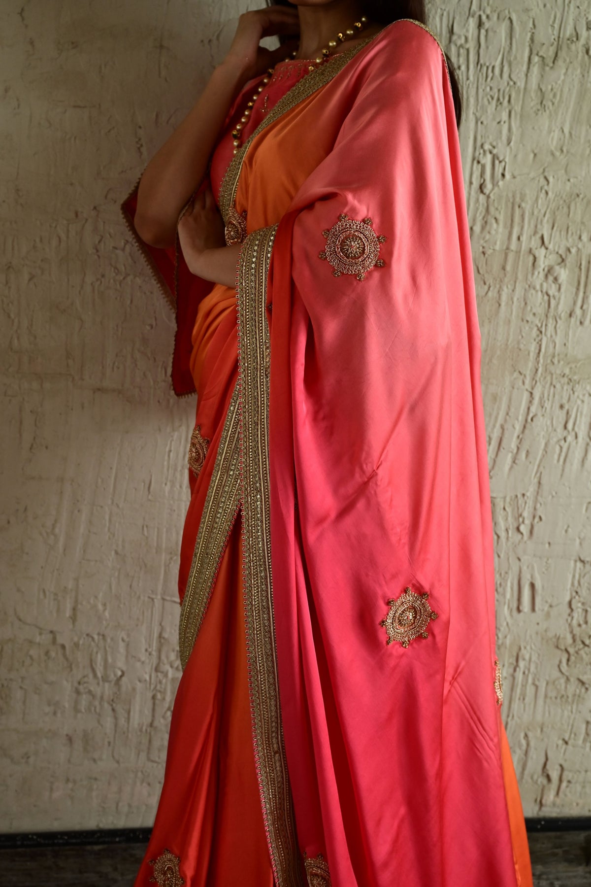 Rose Pink Roop Saree