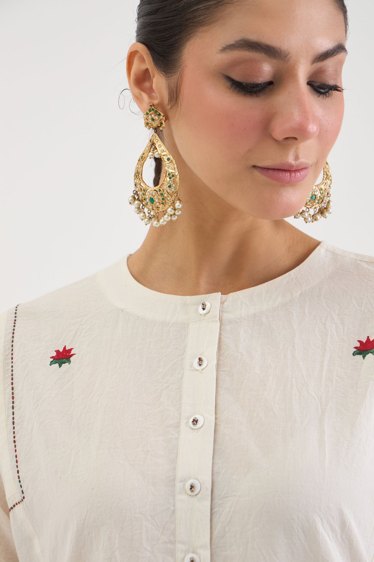 Lotus Kalidar Kurta  Set