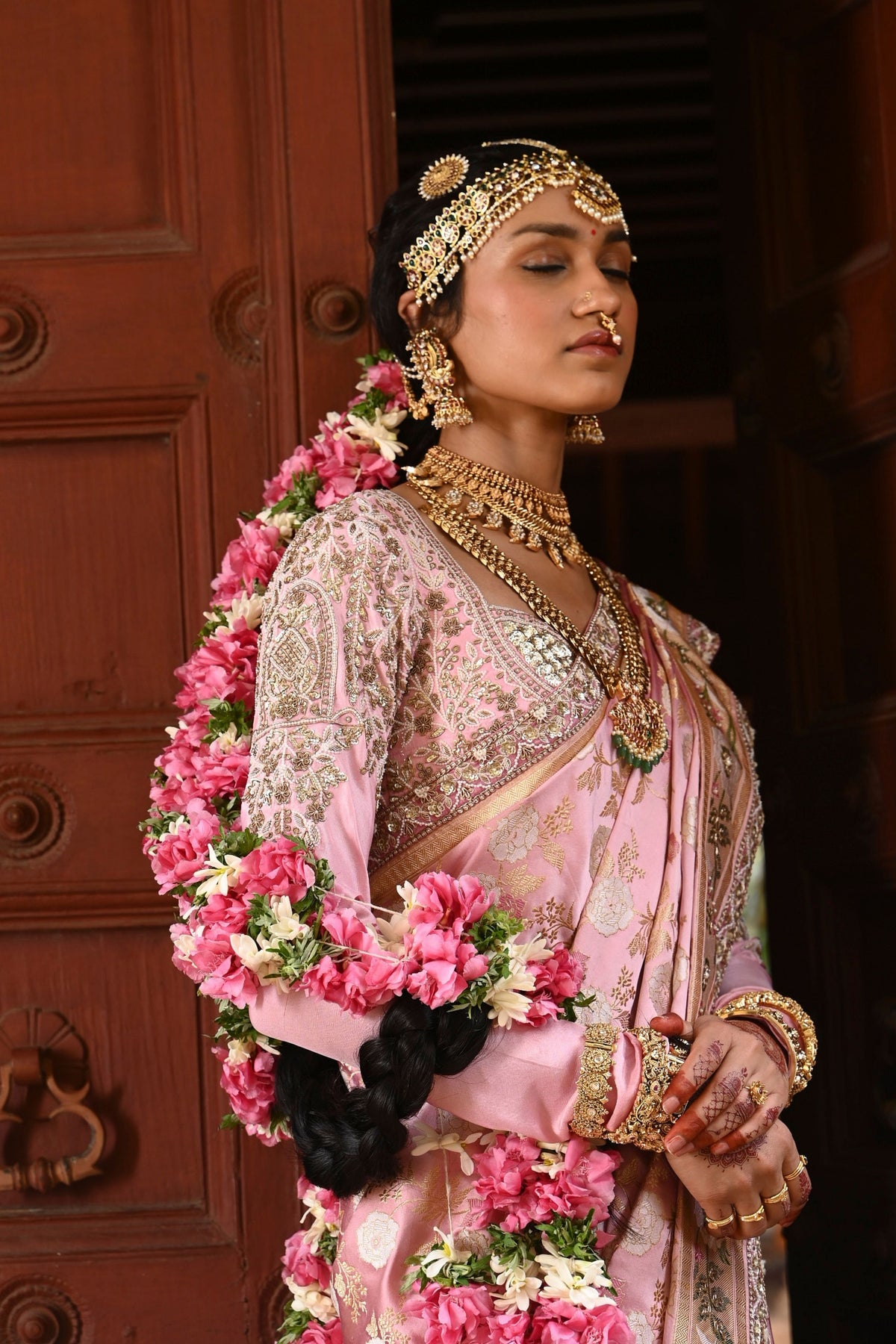 Gulsakhi Pink Blouse