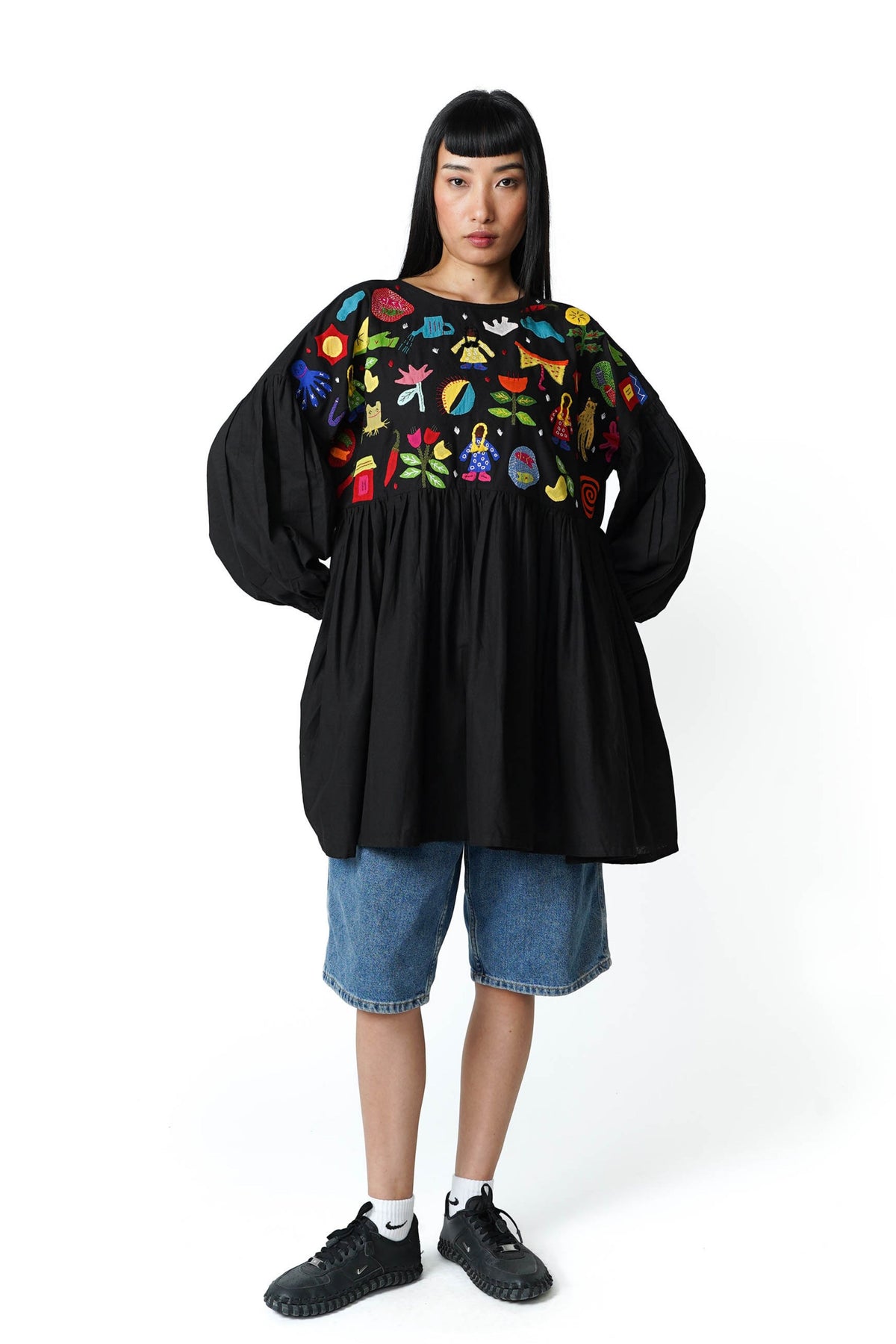 Black Flourish Dress