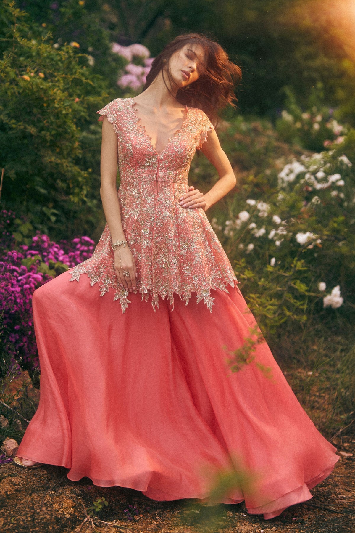 Ember Peplum Set
