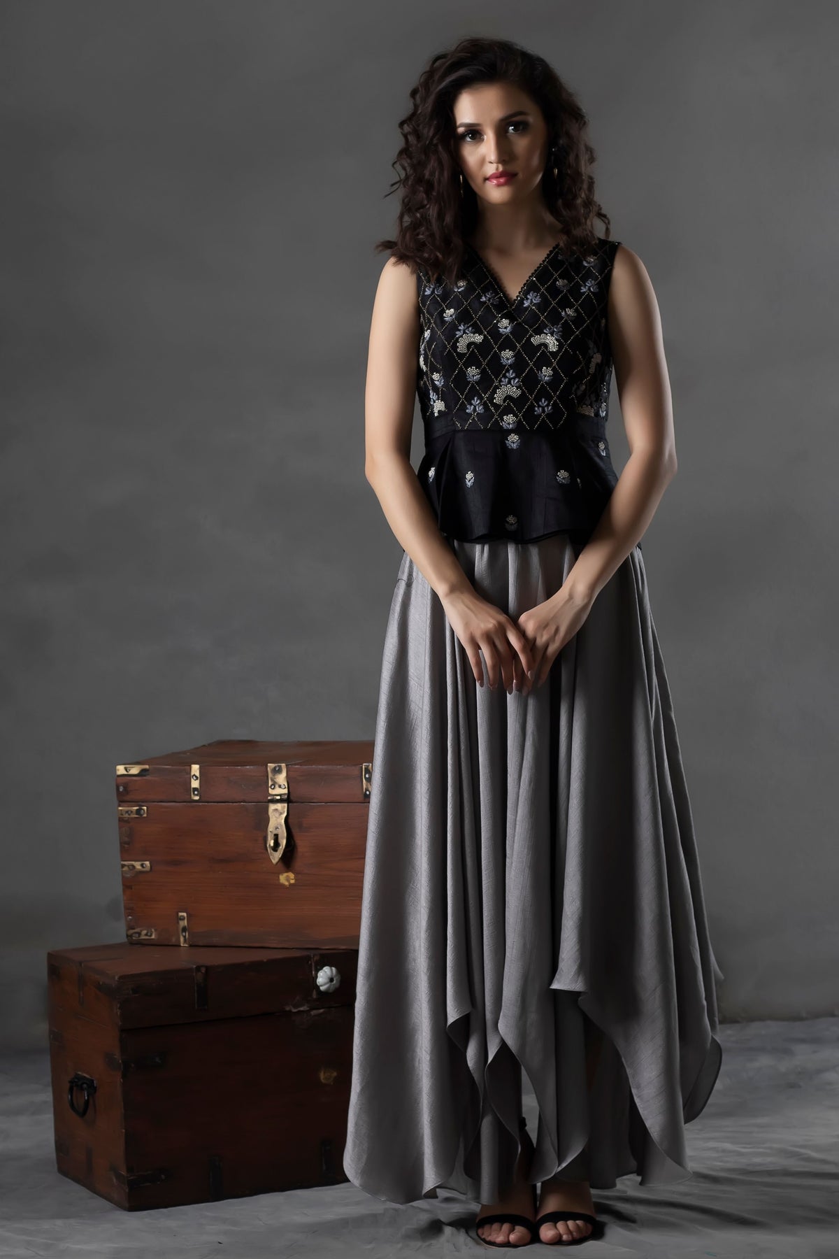Naina Peplum Set