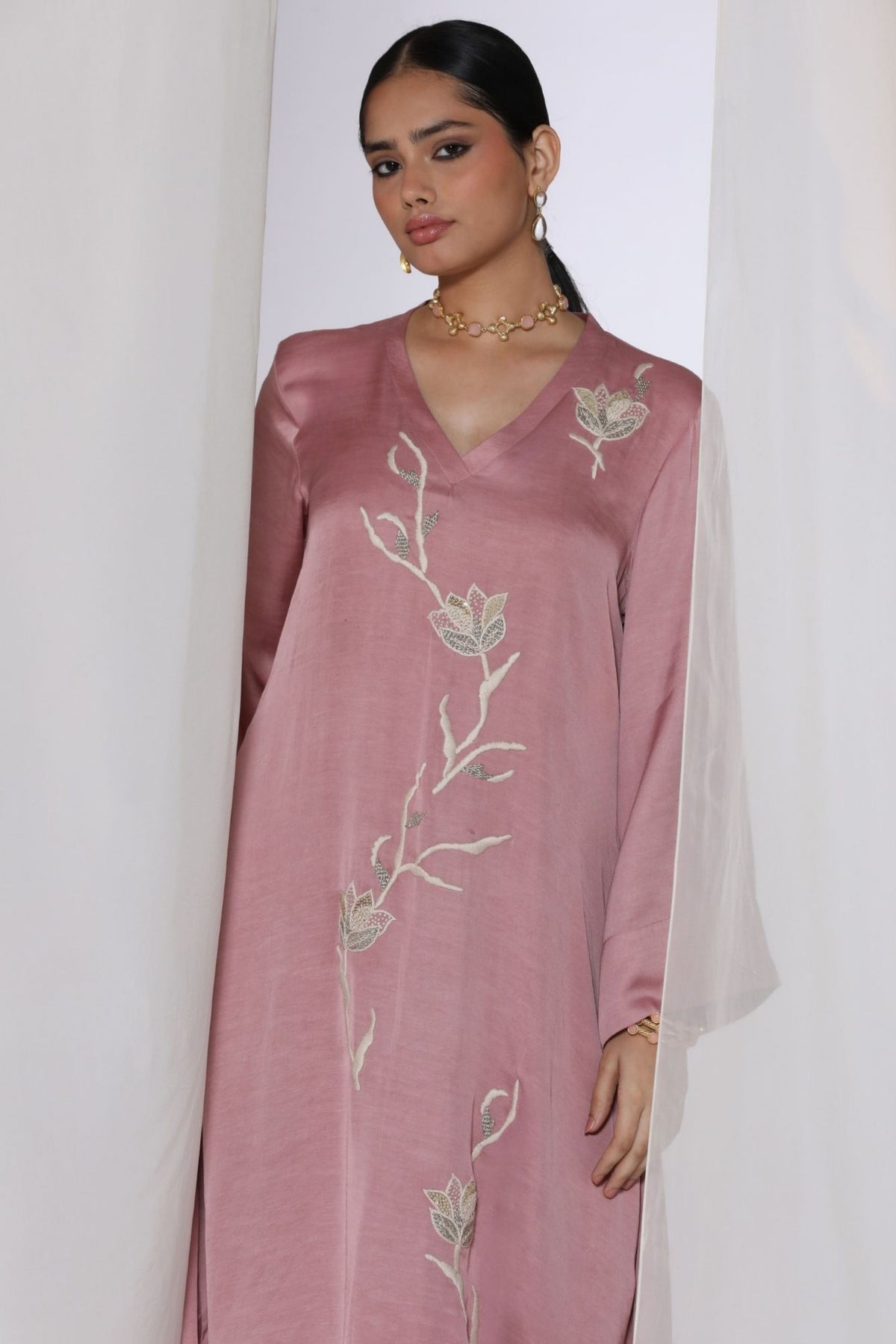 Blush Dusk Embroidered Kurta