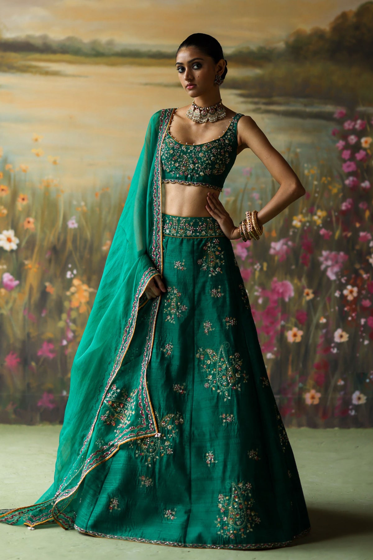 Nazma Lehanga Set