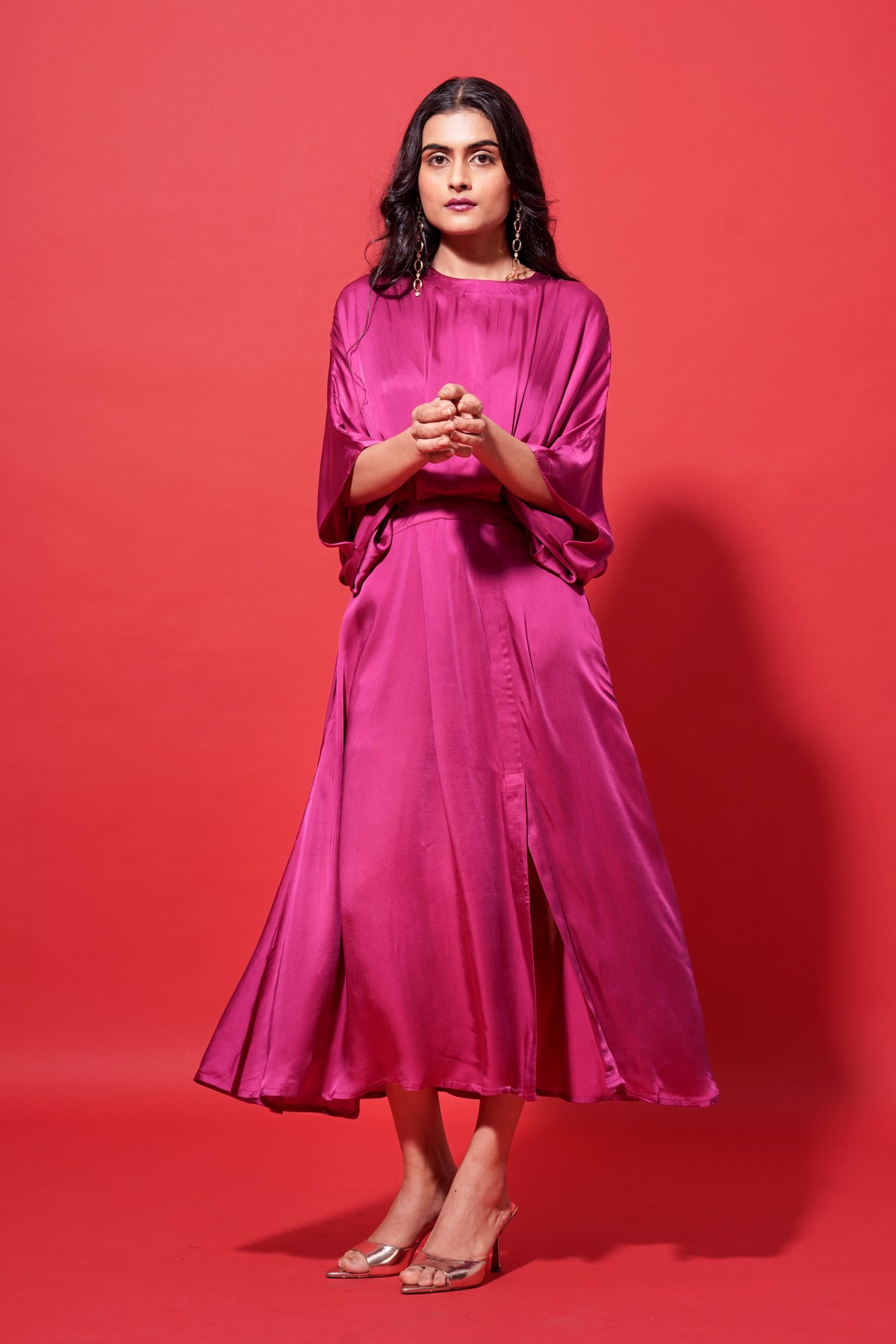 Elena Dark Pink Dress