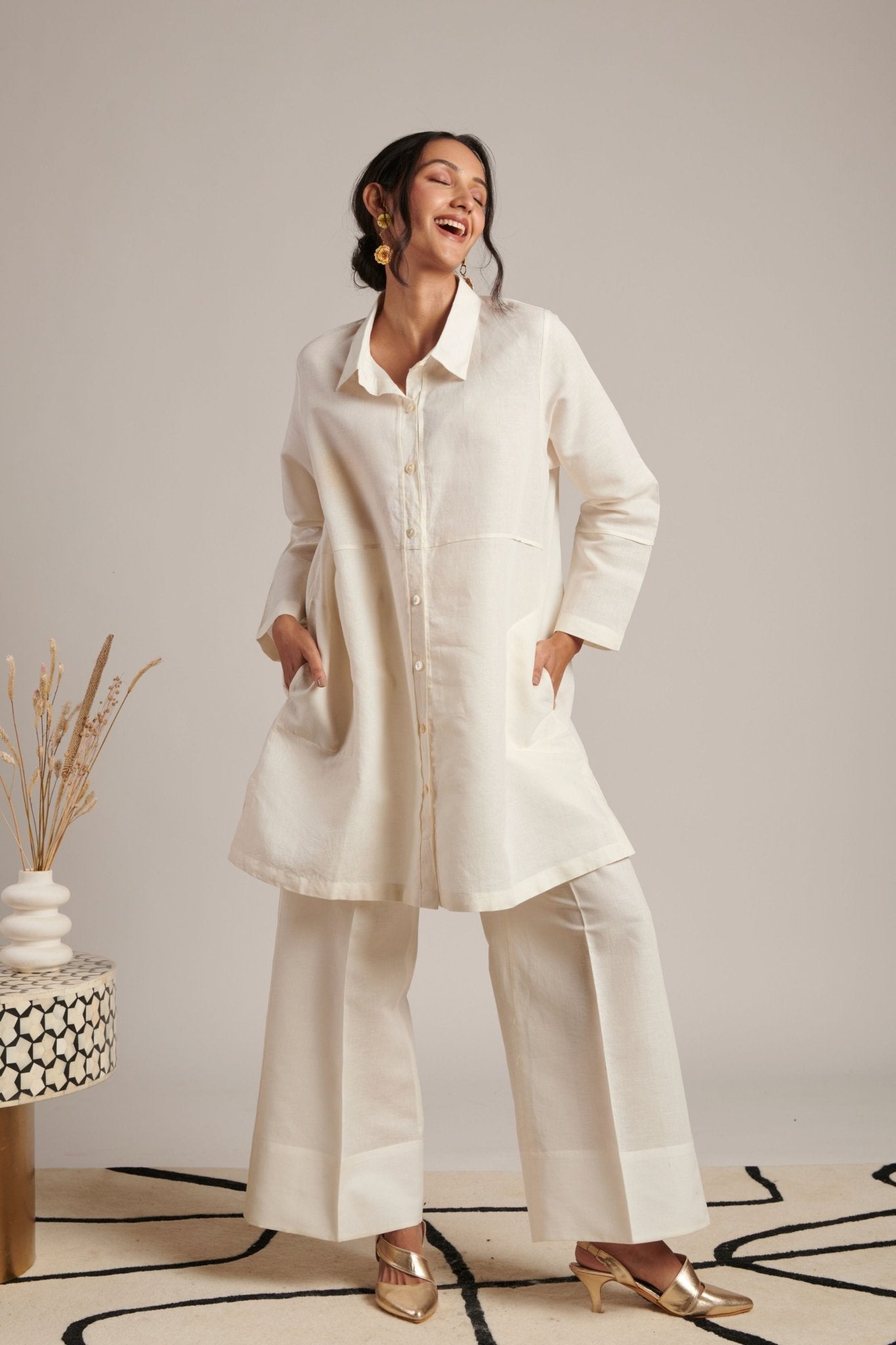 Pearl Desire Tunic Set - Moh India - Elahe