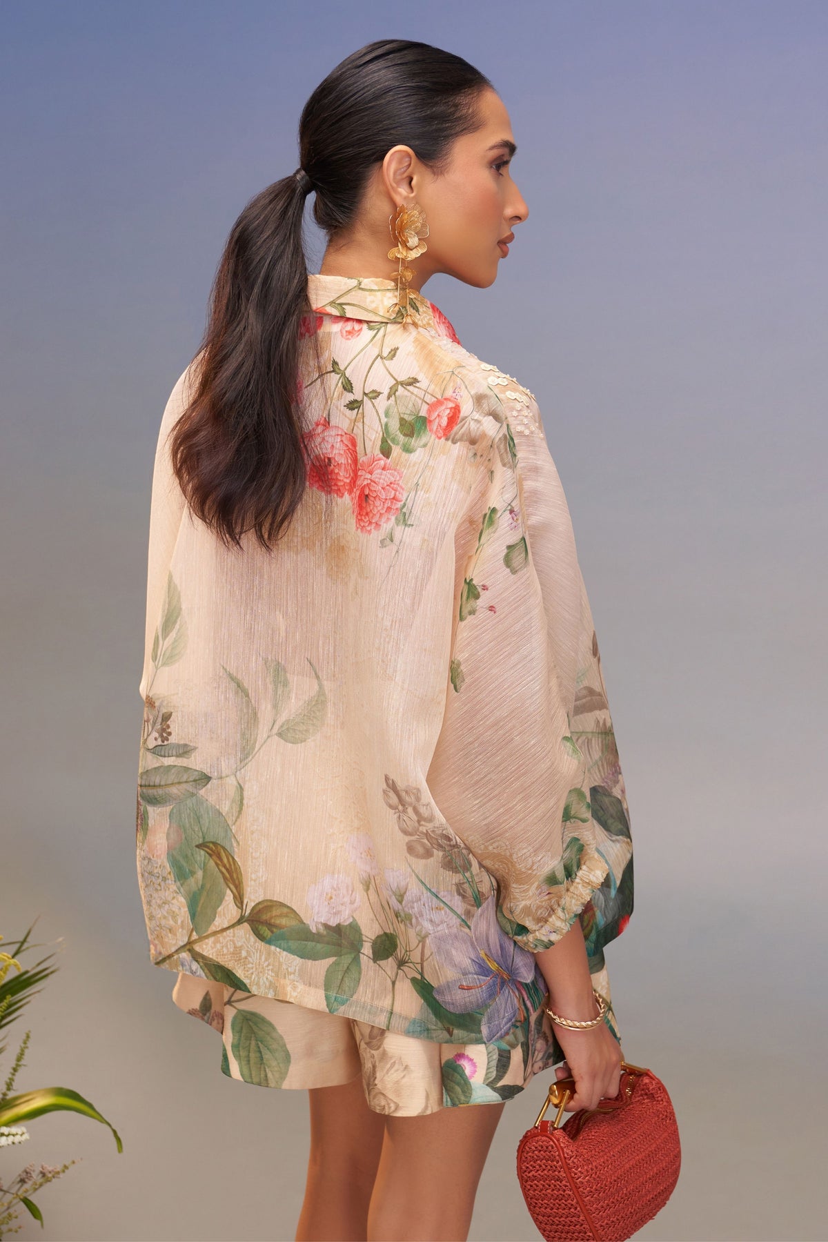Snowing Embellished Relaxed Shirt