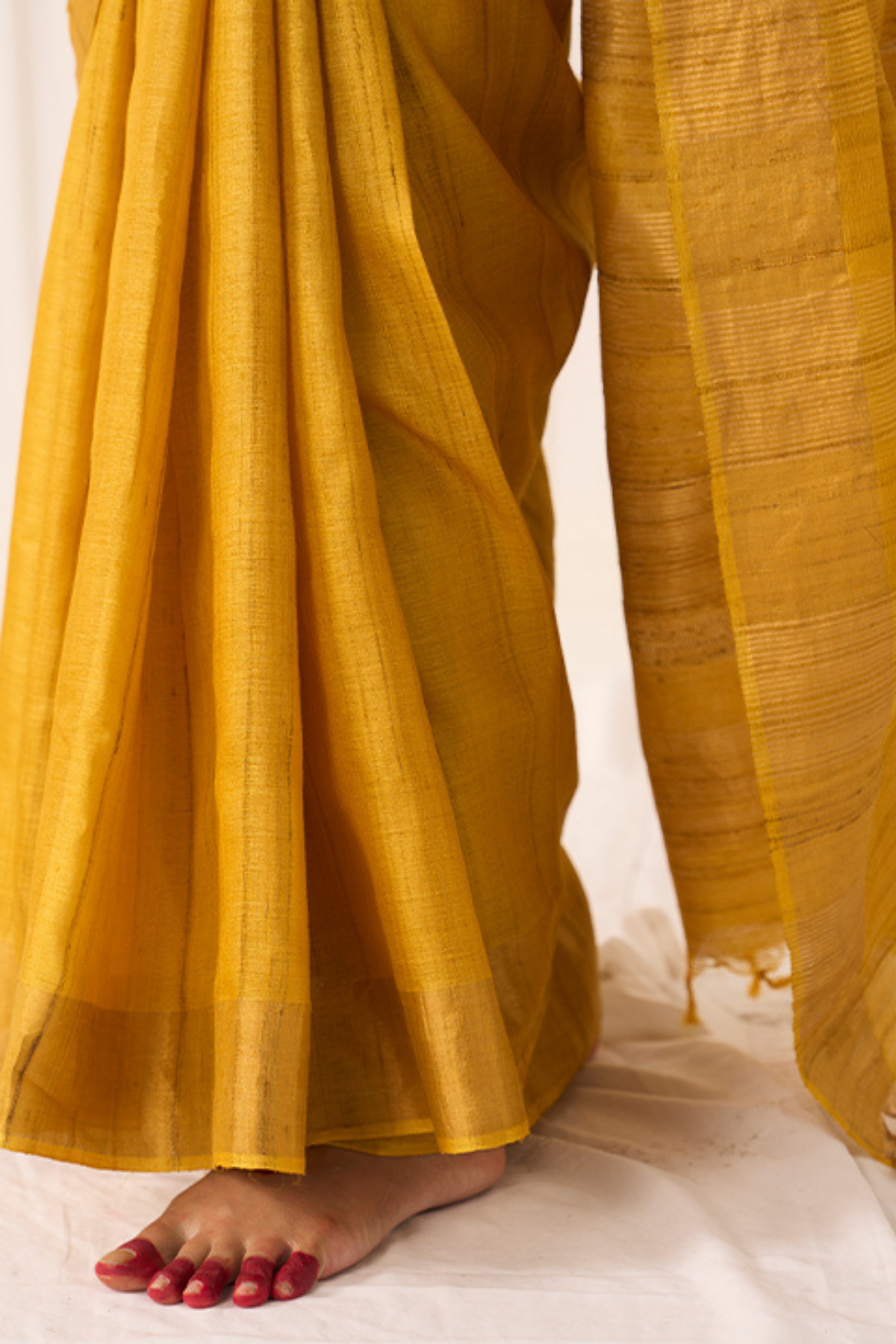 Mustard Sandhya Saree