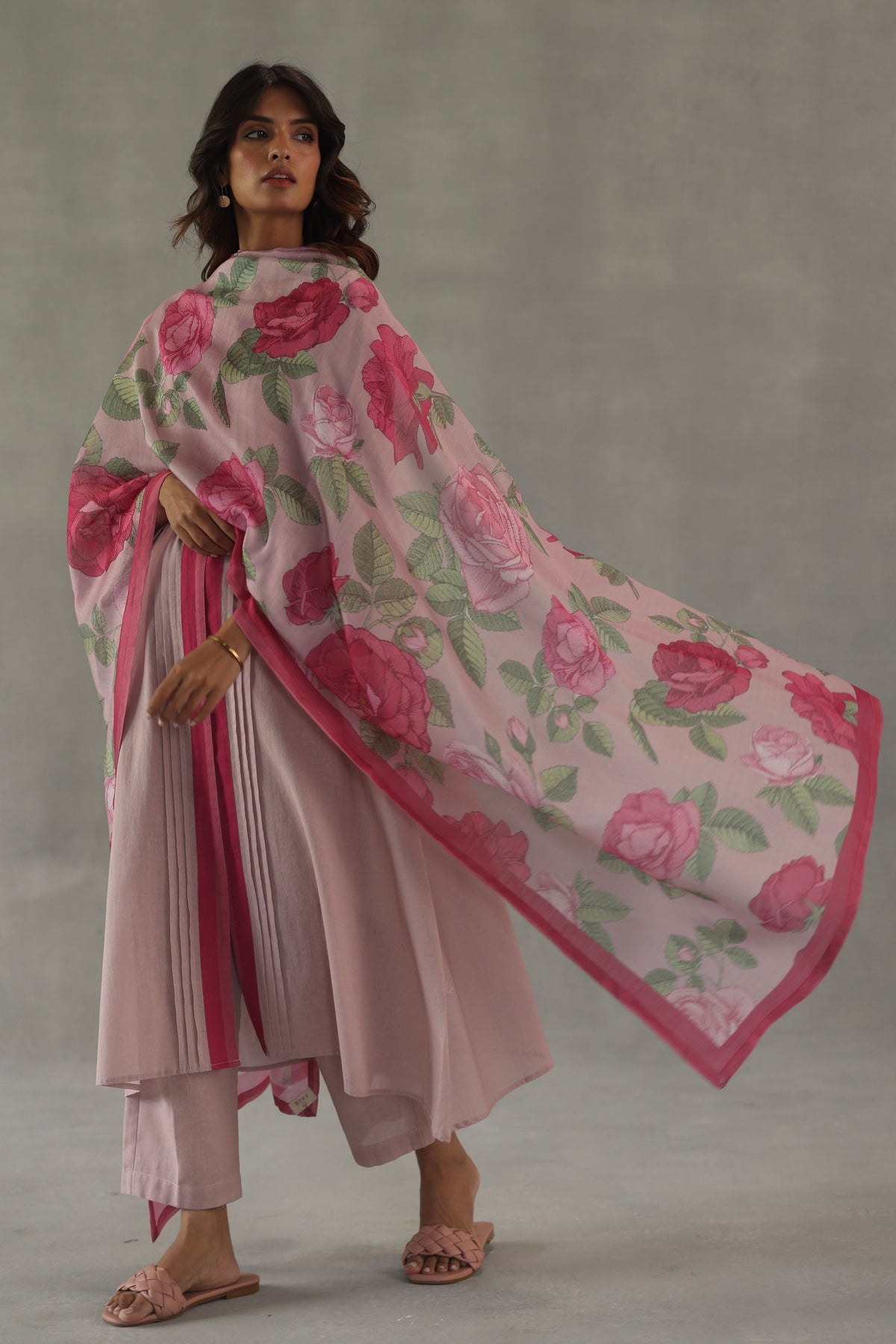 Pink Tuberose Kurta Set