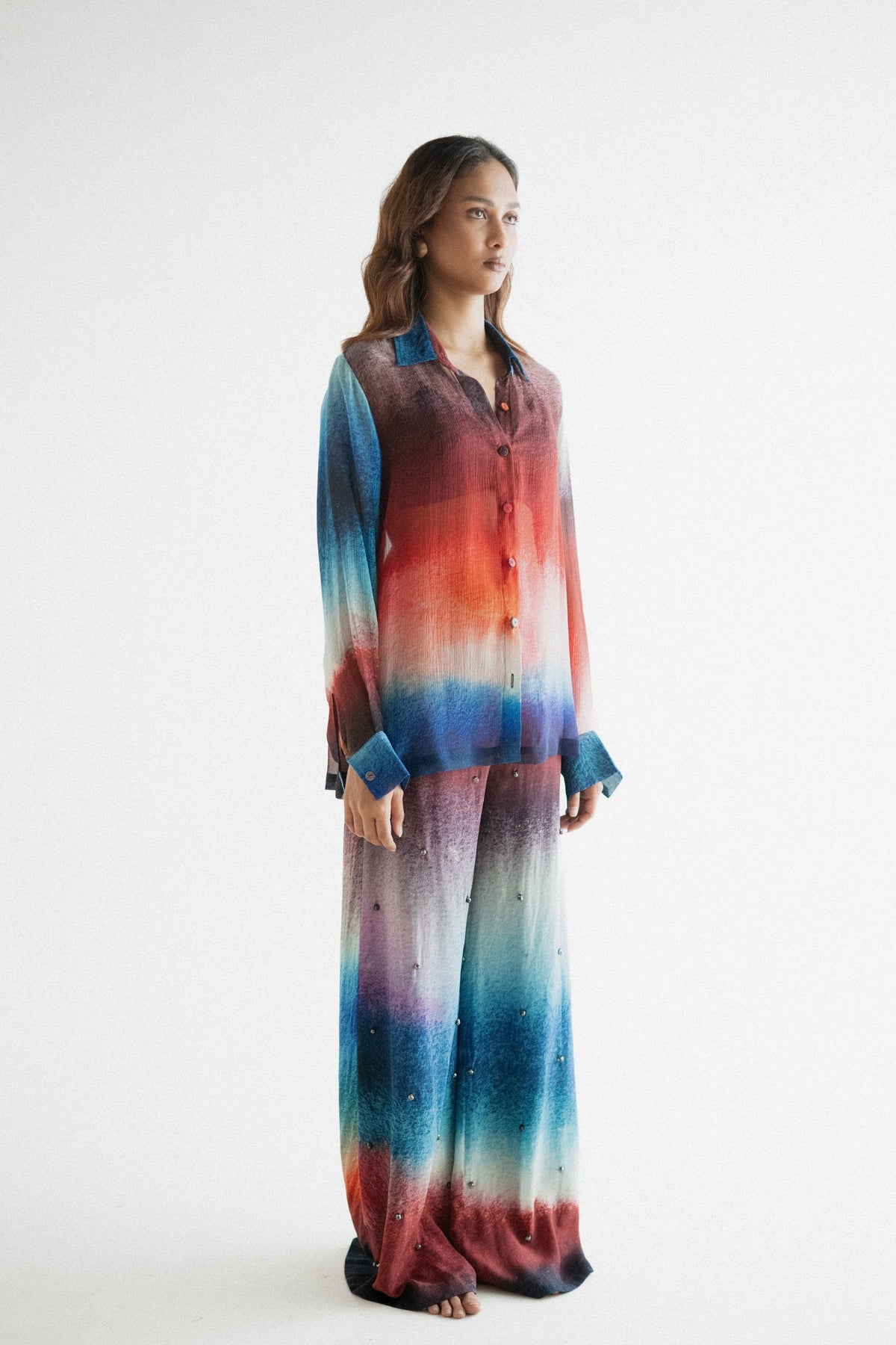 Multicolor Co-ord Set