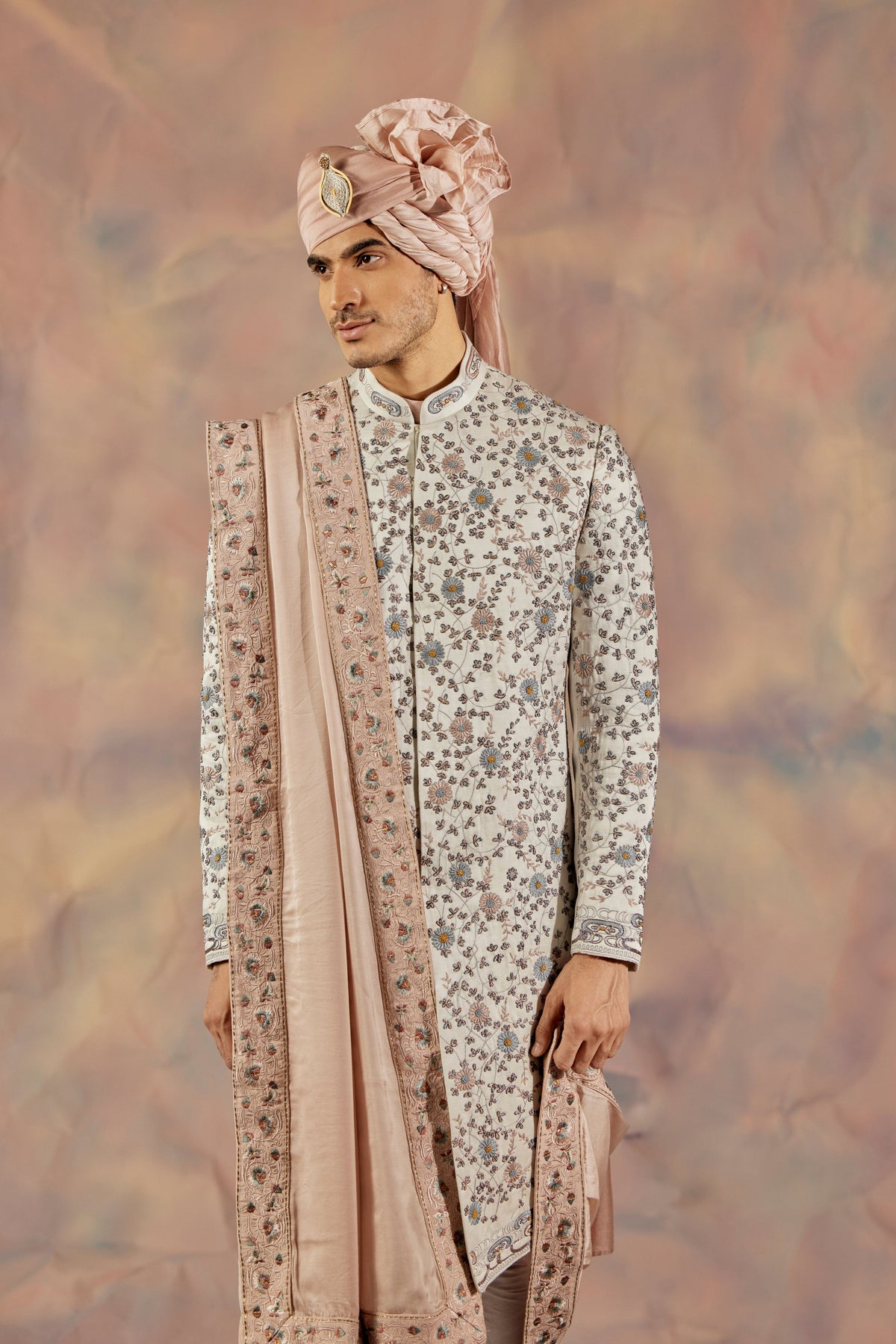Silver Lining Sherwani Set