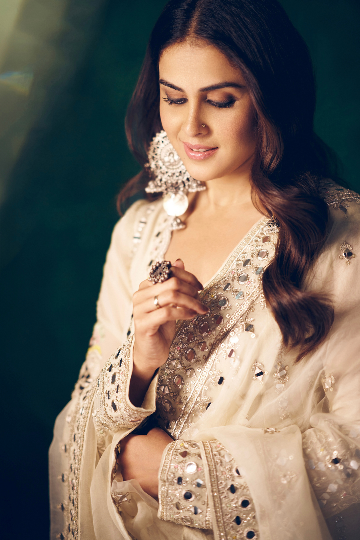 Genelia in Cheshtha Anarkali Set