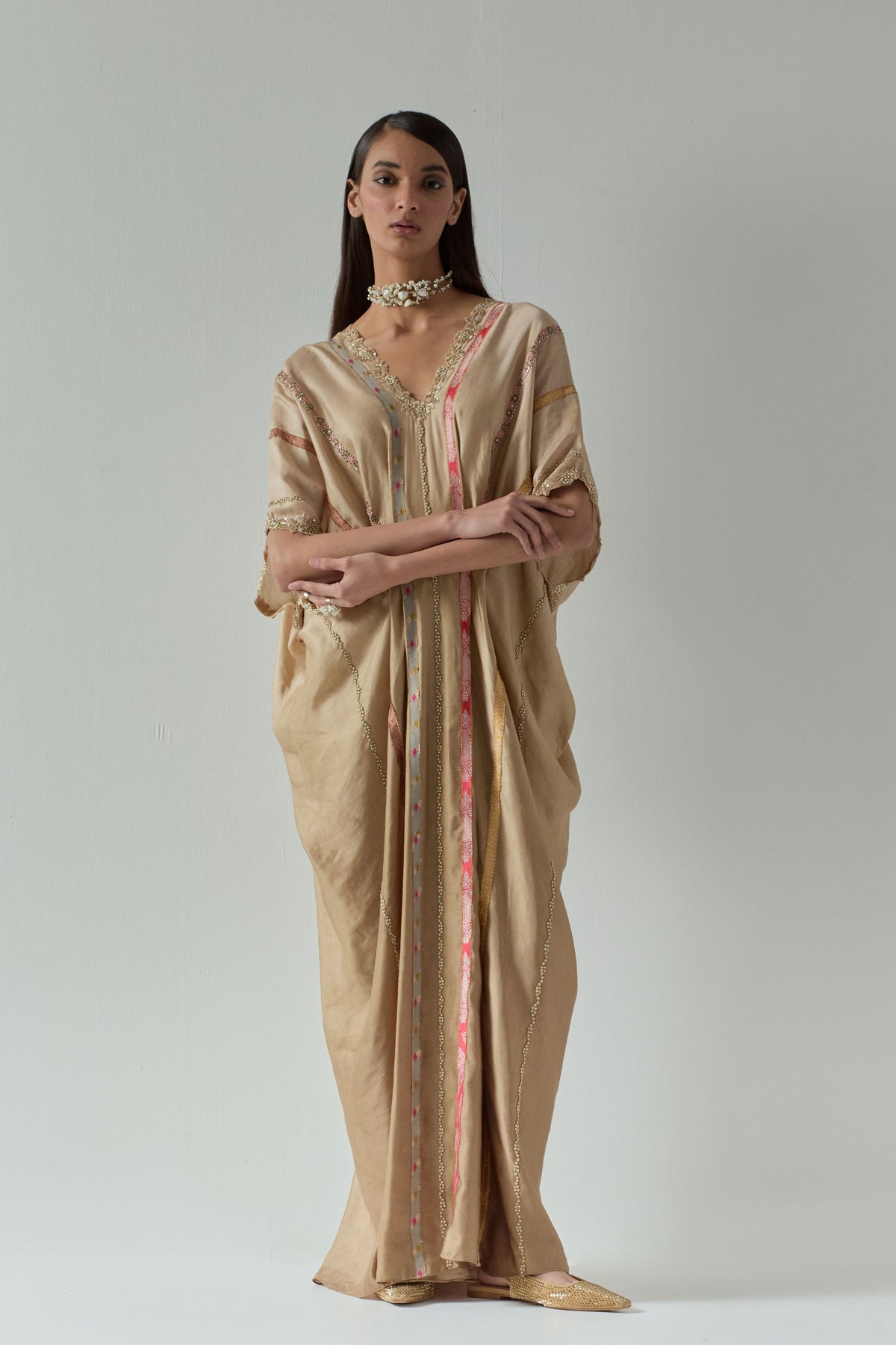 Beige Kaftan