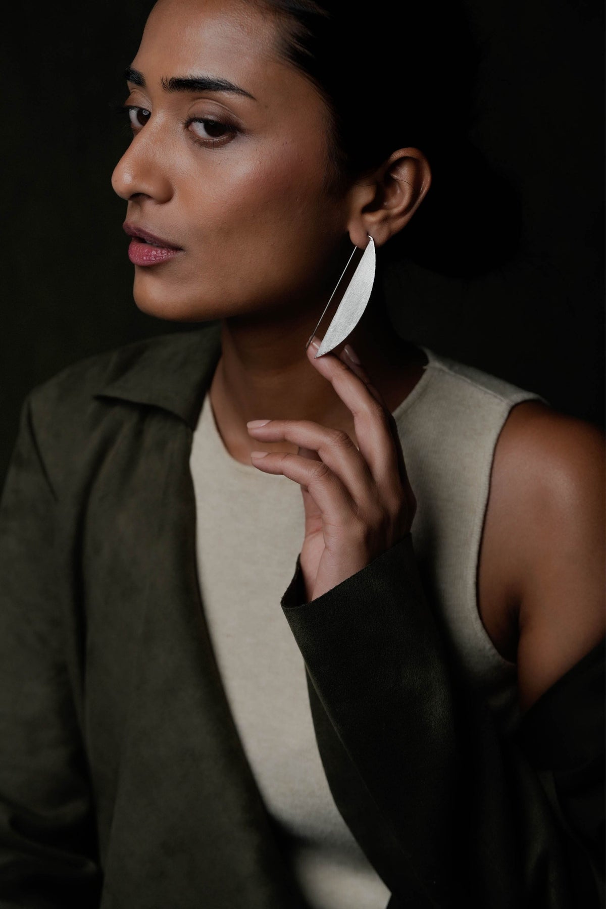 Eclip Silver Earrings