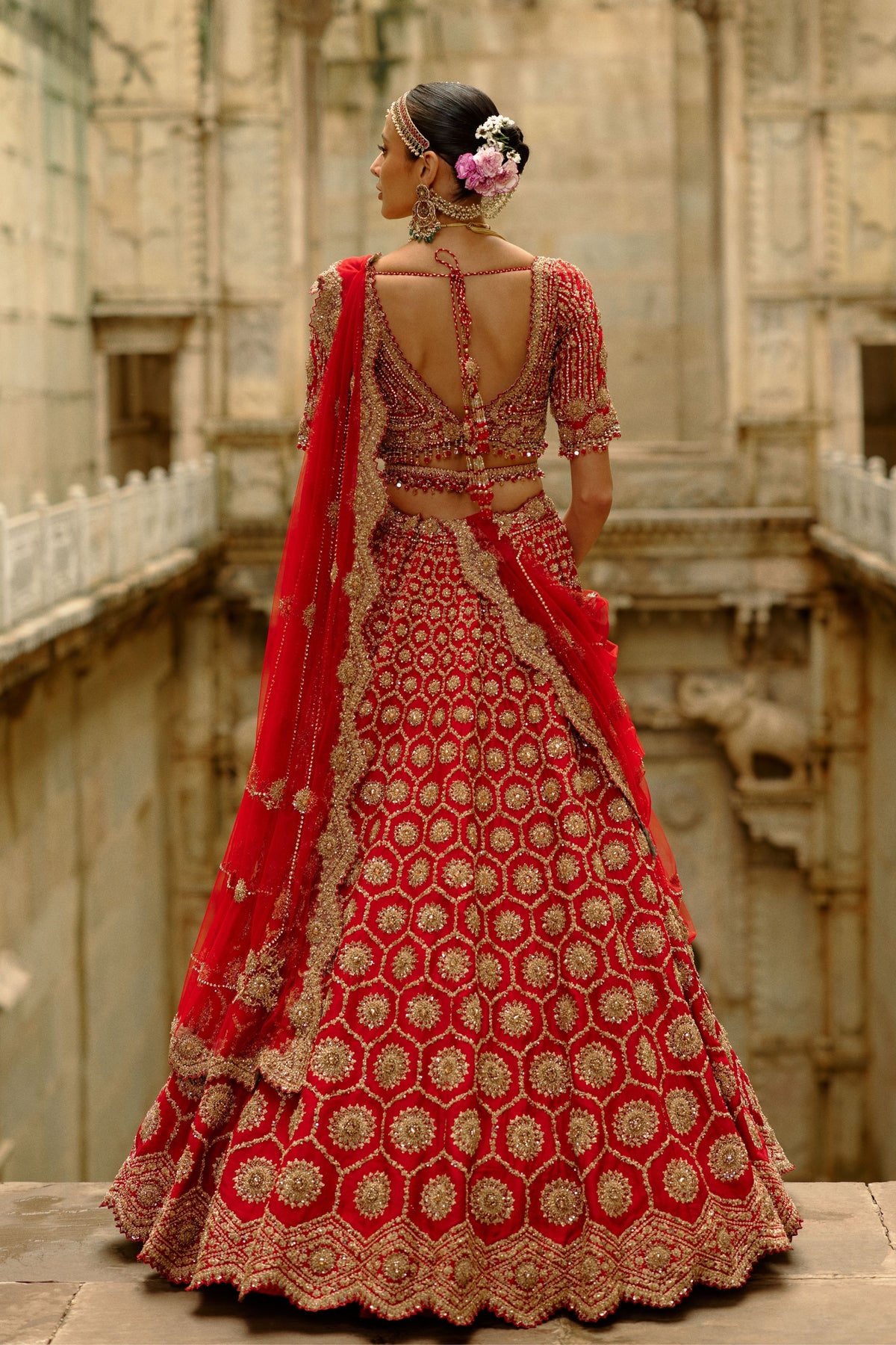 Hexagon Lehenga Set